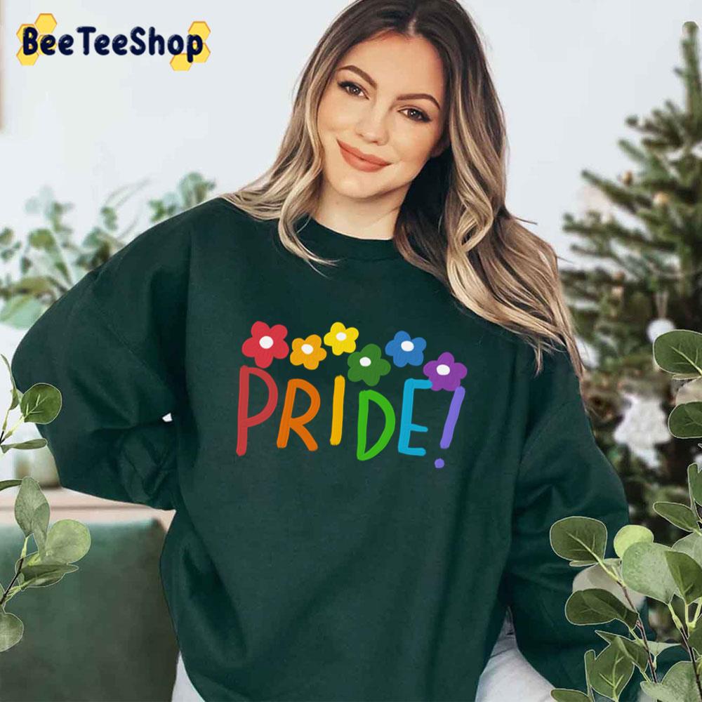 Cute Flower Pride Month Unisex T-Shirt Cute Flower Pride Month Unisex T-Shirt