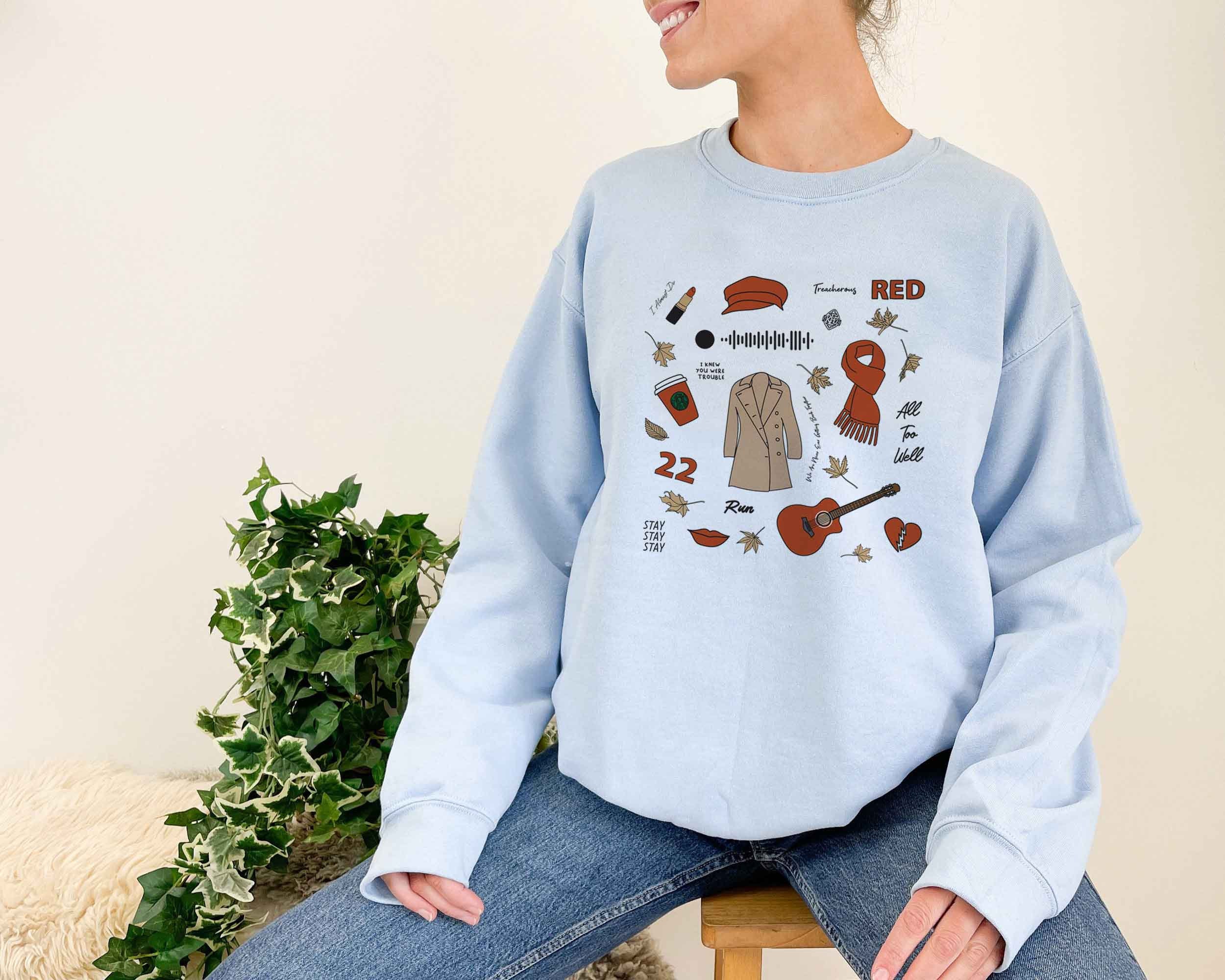 Cute Icon Taylor Folklore Through The Years Unisex Sweatshirt Cute Icon Taylor Folklore Through The Years Unisex Sweatshirt