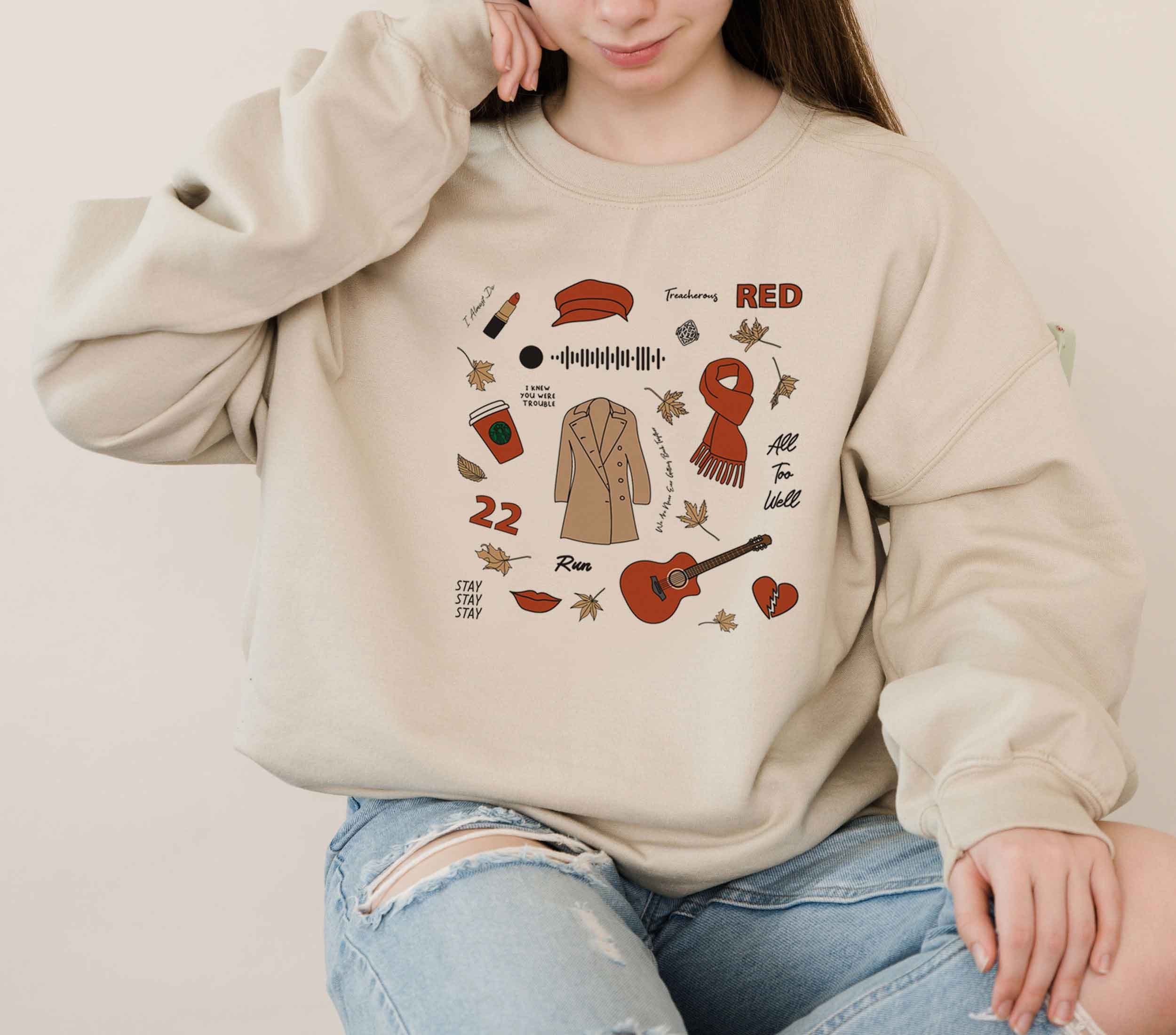 Cute Icon Taylor Folklore Through The Years Unisex Sweatshirt Cute Icon Taylor Folklore Through The Years Unisex Sweatshirt