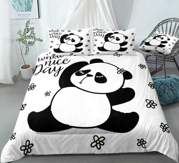 Cute Panda Cotton Bedding Sets Cute Panda Cotton Bedding Sets