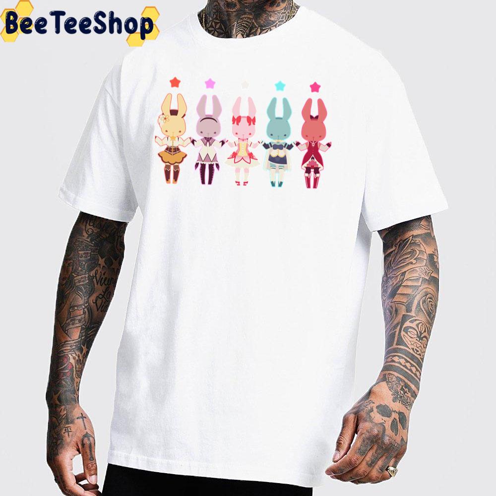 Cute Puella Magi Bunny Magica Unisex T-Shirt Cute Puella Magi Bunny Magica Unisex T-Shirt