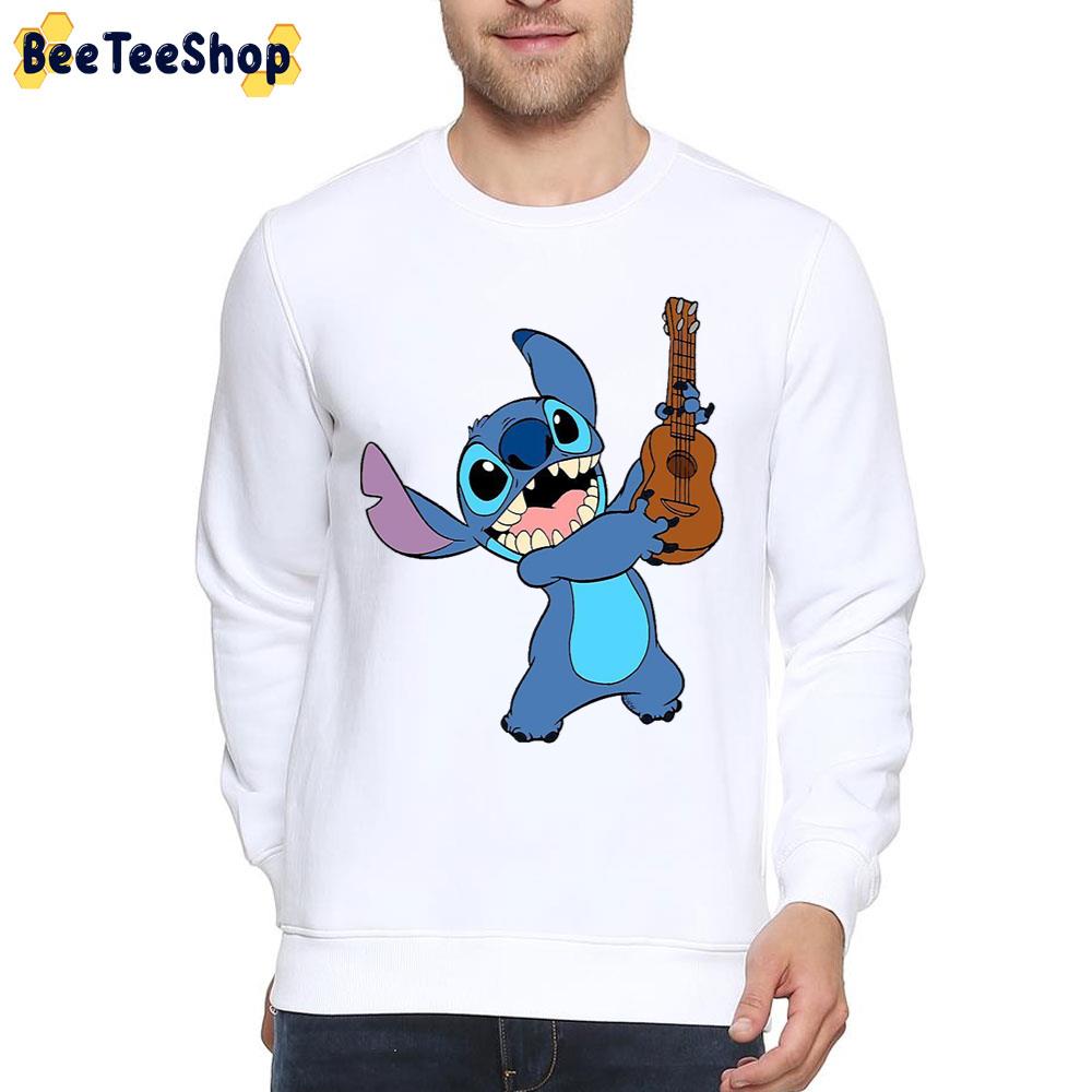 Cute Stitch Guitar Player Unisex T-Shirt Cute Stitch Guitar Player Unisex T-Shirt