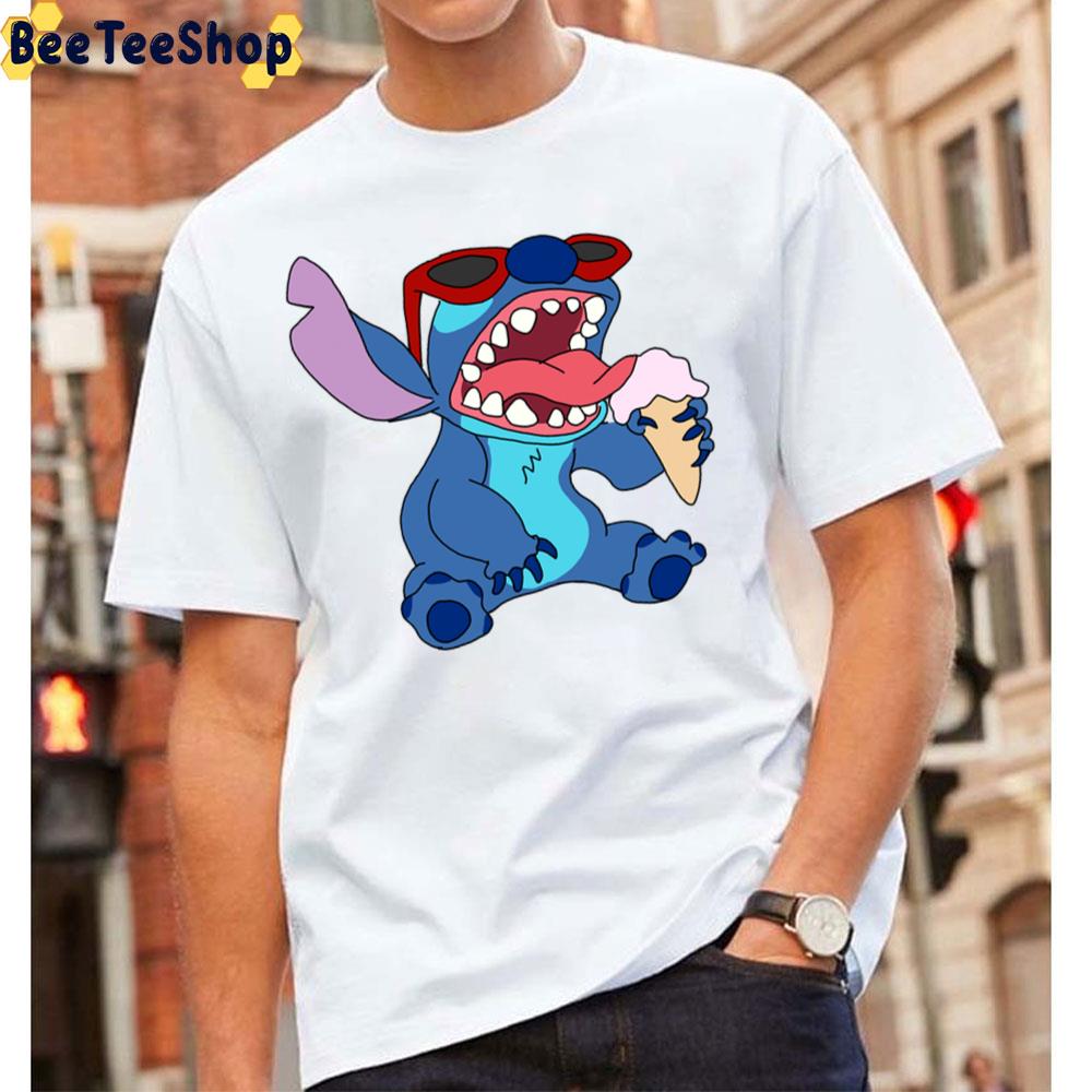 Cute Stitch Ice Cream Unisex T-Shirt Cute Stitch Ice Cream Unisex T-Shirt