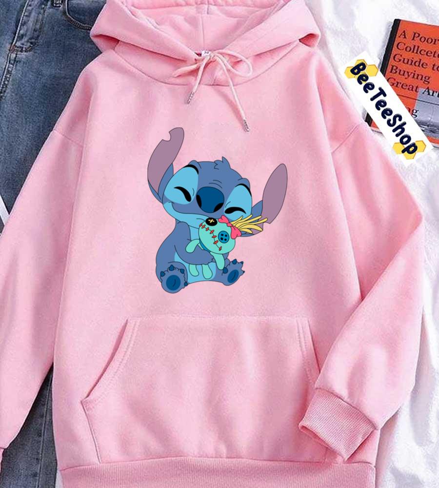 Cute Stitch With Scrump Unisex T-Shirt Cute Stitch With Scrump Unisex T-Shirt