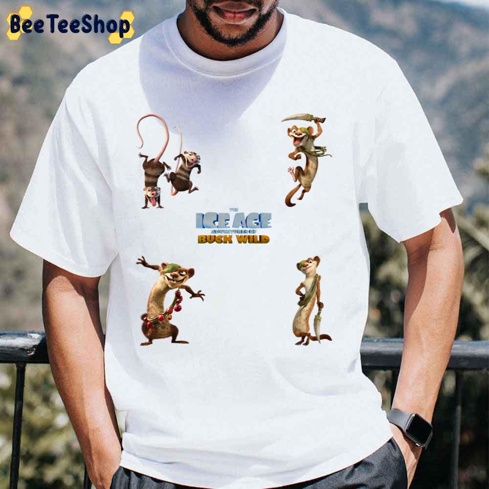 Cute The Ice Age Adventures Of Buck Wild Movie Unisex T-Shirt Cute The Ice Age Adventures Of Buck Wild Movie Unisex T-Shirt