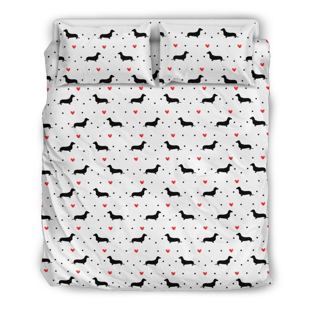 Dachshund Love Cotton Bedding Sets Dachshund Love Cotton Bedding Sets