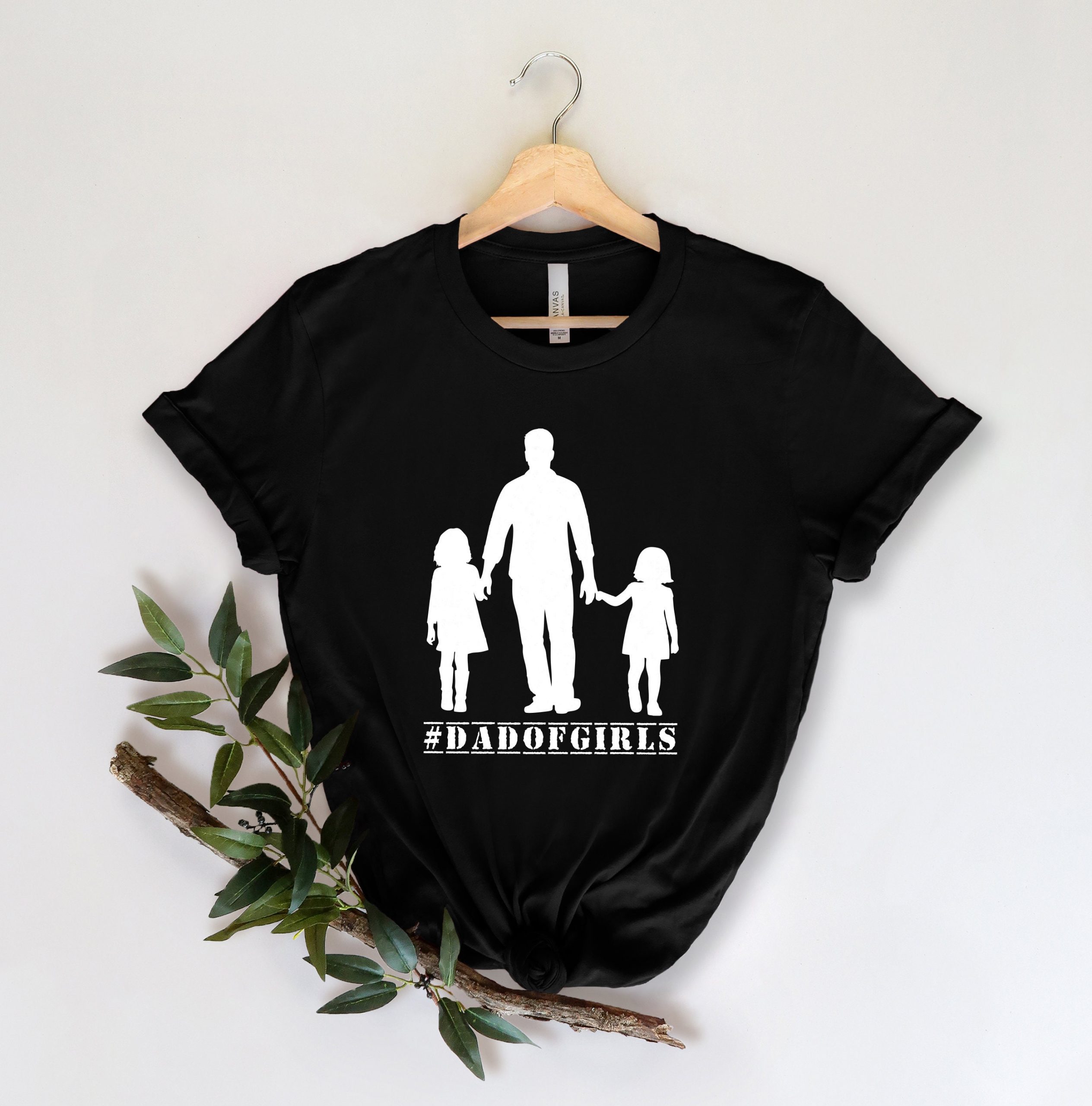 Dad Of Girl White Art Father's Day Unisex T-Shirt Dad Of Girl White Art Father's Day Unisex T-Shirt