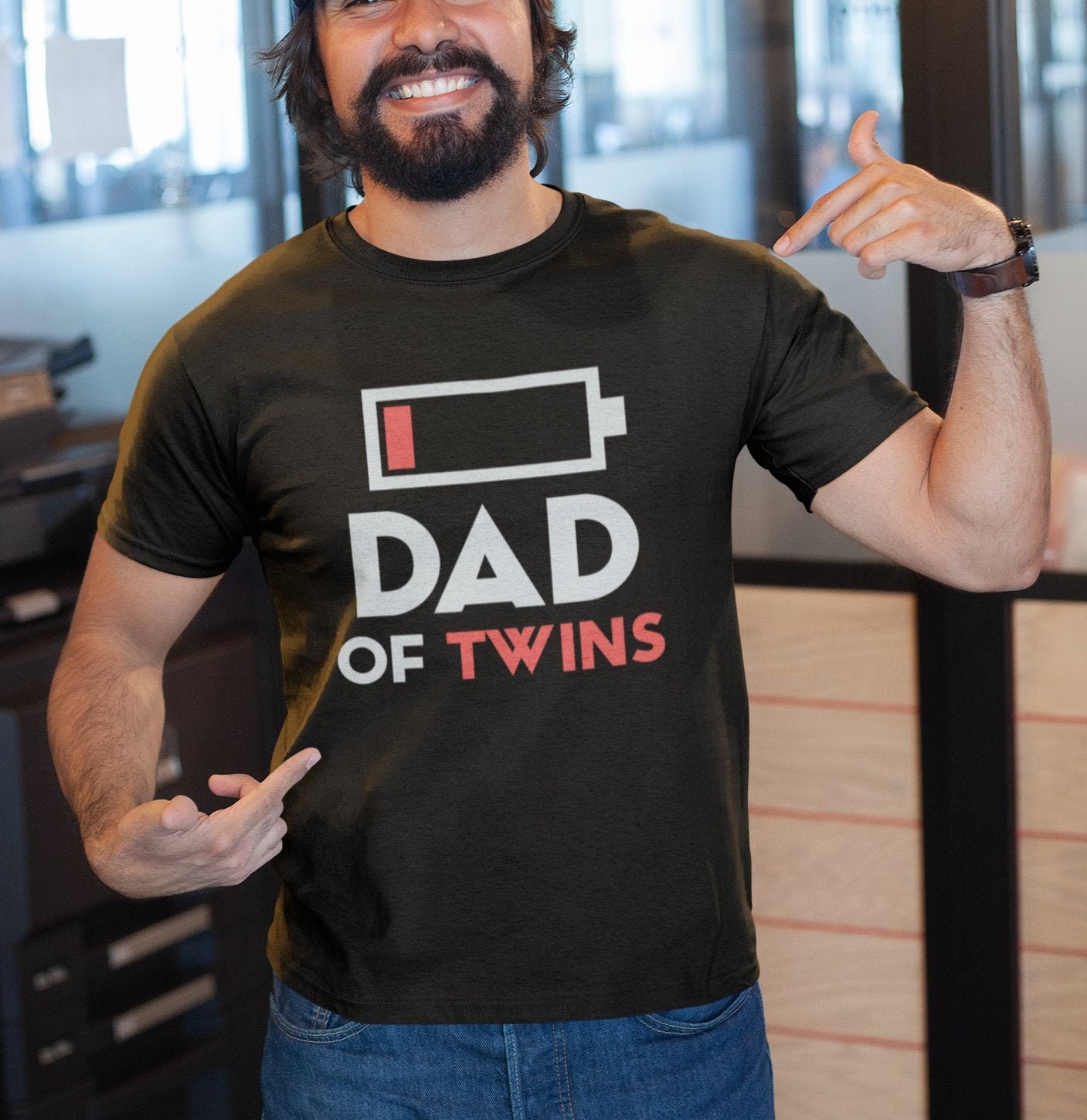 Dad Of Twins Funny Father's Day Unisex T-Shirt Dad Of Twins Funny Father's Day Unisex T-Shirt