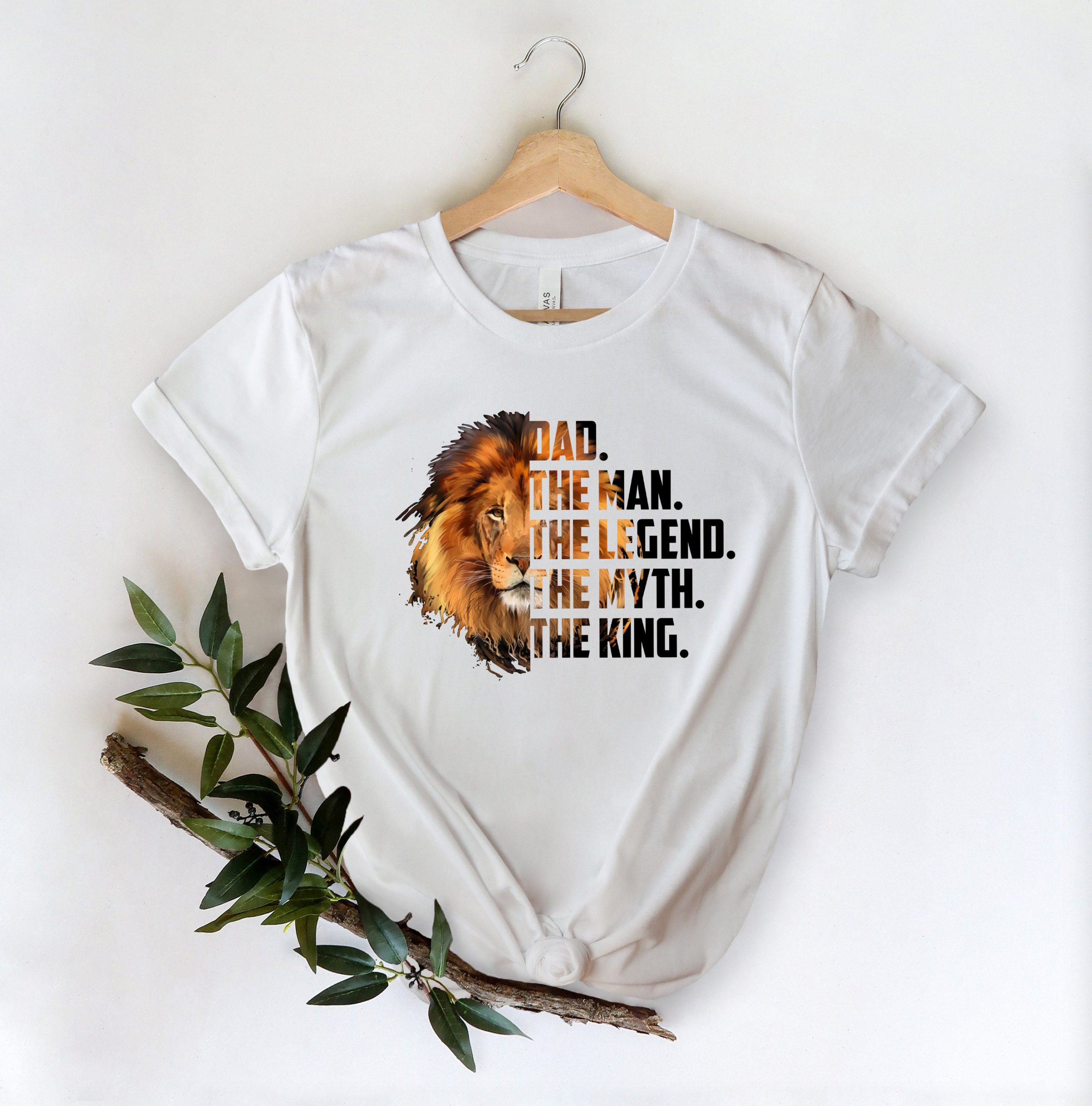 Dad The Man The Legend The Myth The King Lion Father's Day Unisex T-Shirt Dad The Man The Legend The Myth The King Lion Father's Day Unisex T-Shirt
