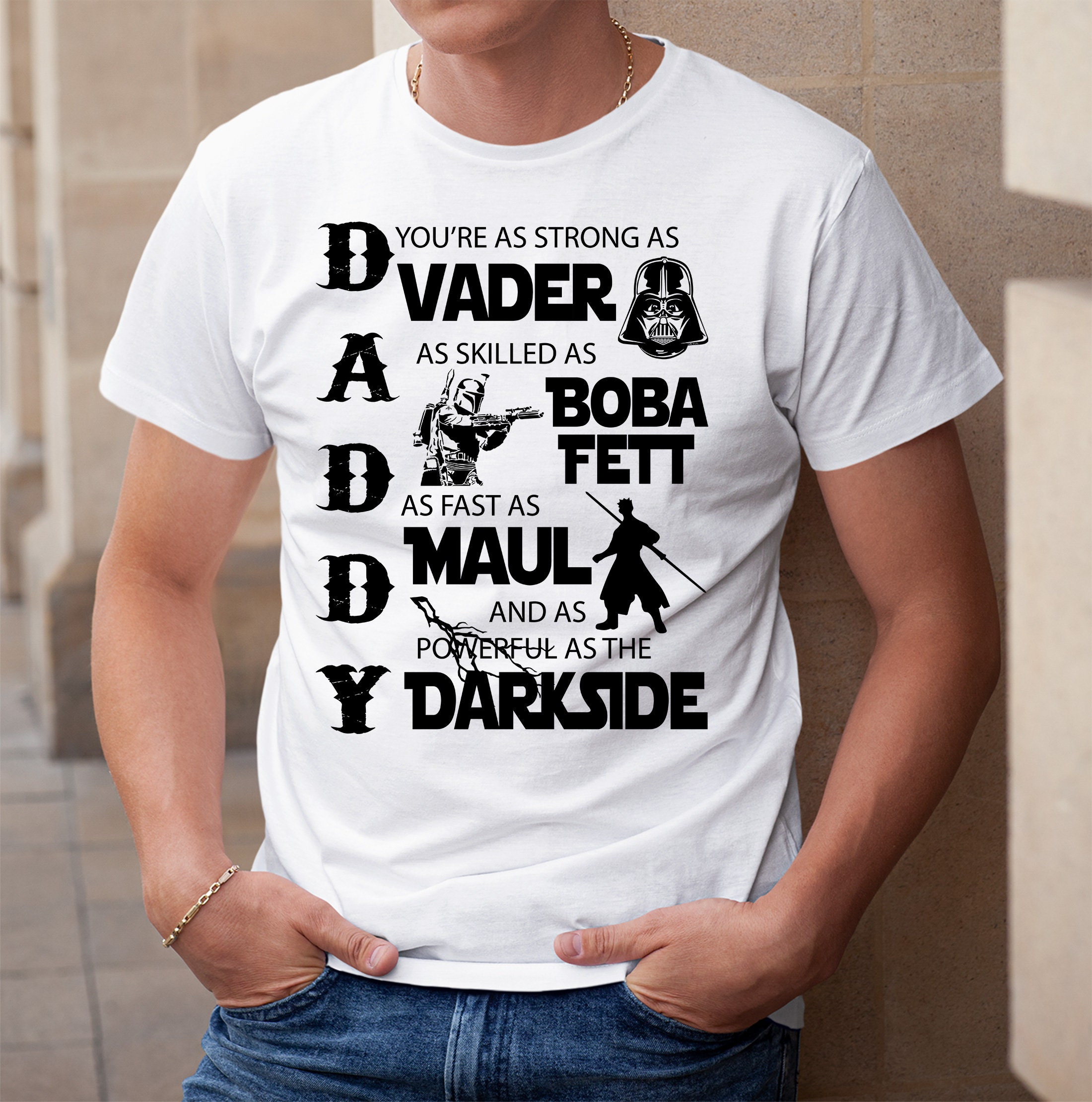Daddy Darkside Sith Lord Star Wars Jedi Father's Day Unisex T-Shirt Daddy Darkside Sith Lord Star Wars Jedi Father's Day Unisex T-Shirt