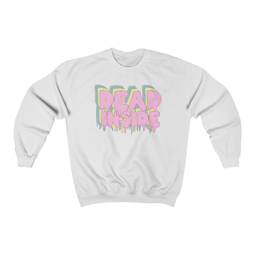 Dead Inside Pastel Goth Retro Unisex Sweatshirt Dead Inside Pastel Goth Retro Unisex Sweatshirt