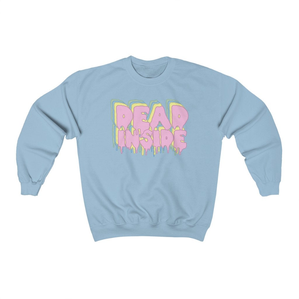 Dead Inside Pastel Goth Retro Unisex Sweatshirt Dead Inside Pastel Goth Retro Unisex Sweatshirt