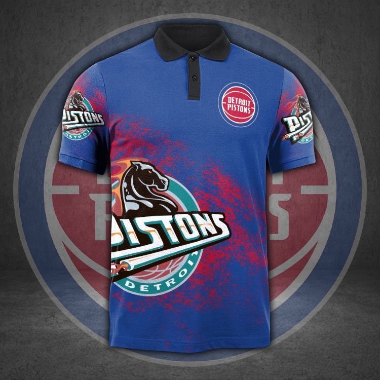 Detroit Pistons 3d Polo Shirt Jersey All Over Print Shirt 3d T-shirt Detroit Pistons 3d Polo Shirt Jersey All Over Print Shirt 3d T-shirt