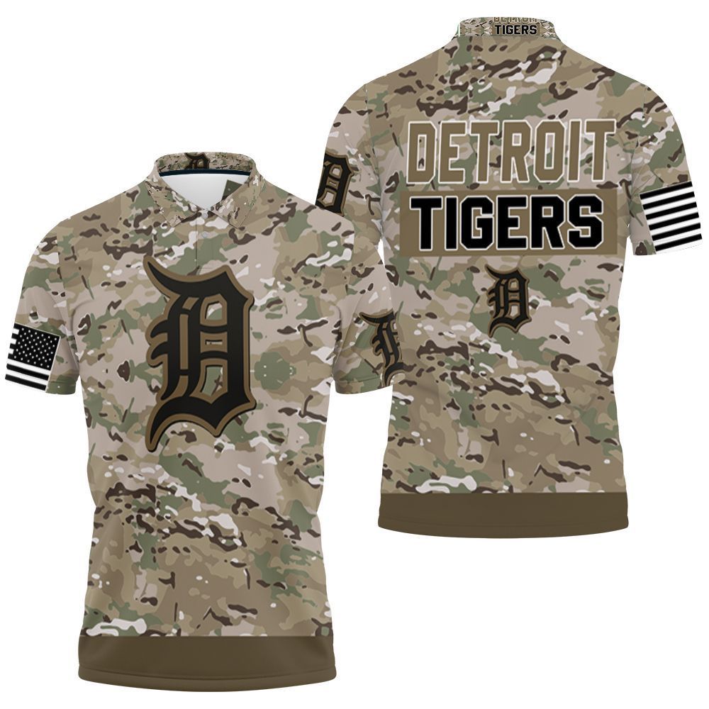 Detroit Tigers Camouflage Veteran 3d Polo Shirt Jersey All Over Print Shirt 3d T-shirt Detroit Tigers Camouflage Veteran 3d Polo Shirt Jersey All Over Print Shirt 3d T-shirt