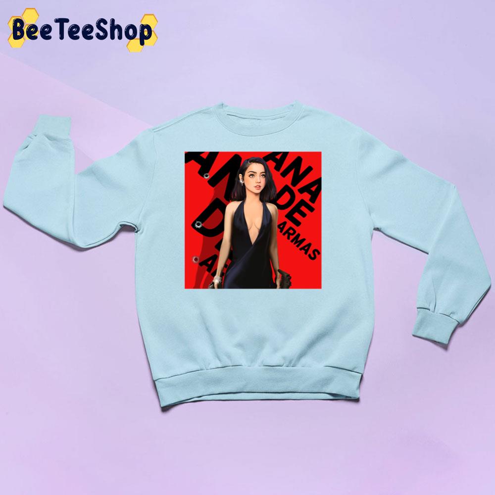 Digital Art Ana Ana De Armas Unisex Sweatshirt Digital Art Ana Ana De Armas Unisex Sweatshirt