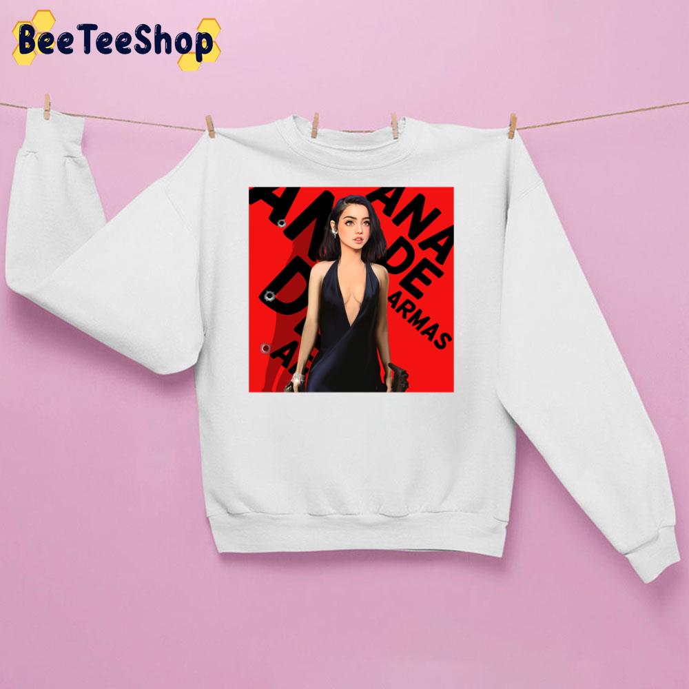 Digital Art Ana Ana De Armas Unisex Sweatshirt Digital Art Ana Ana De Armas Unisex Sweatshirt