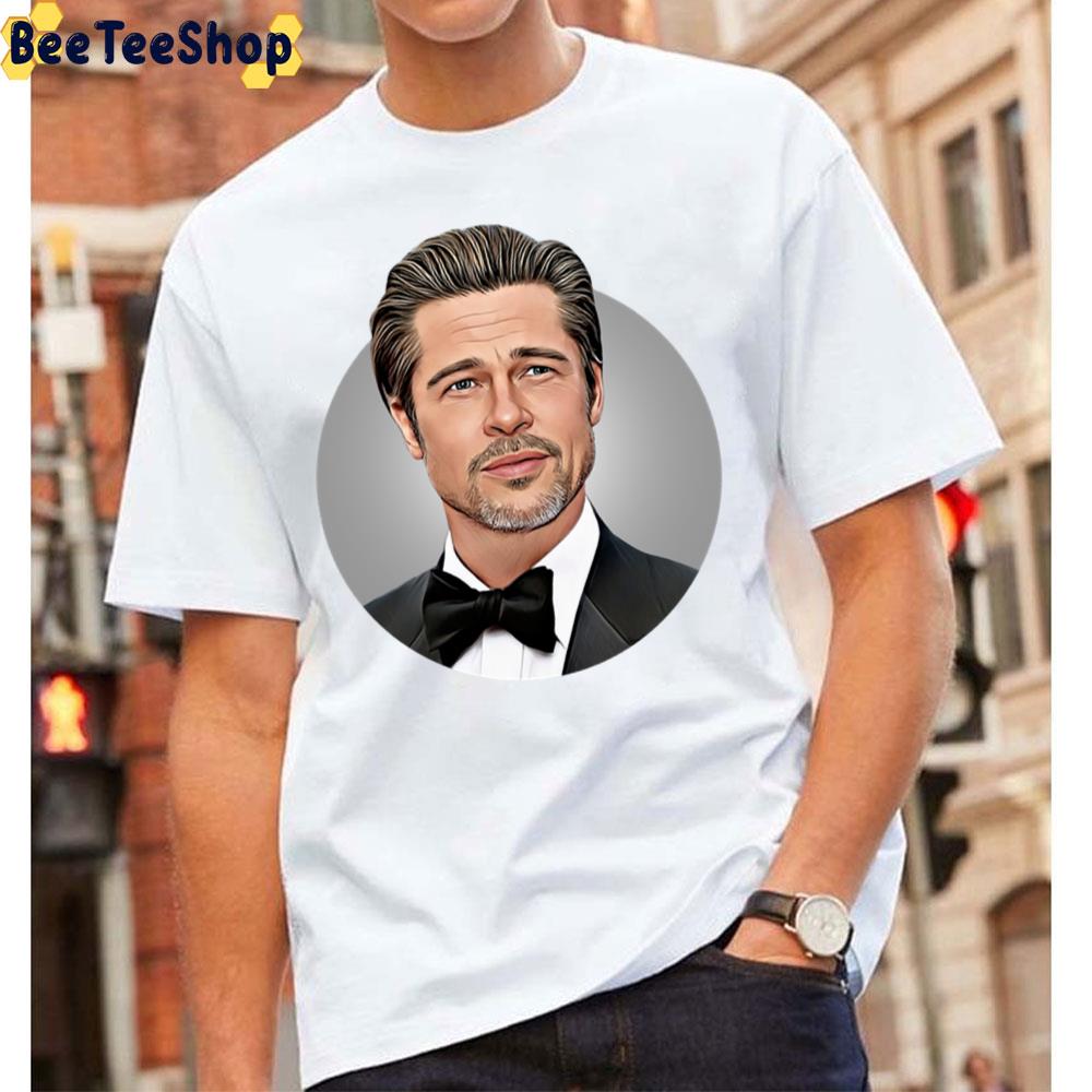 Digital Art Brad Pitt Unisex T-Shirt Digital Art Brad Pitt Unisex T-Shirt