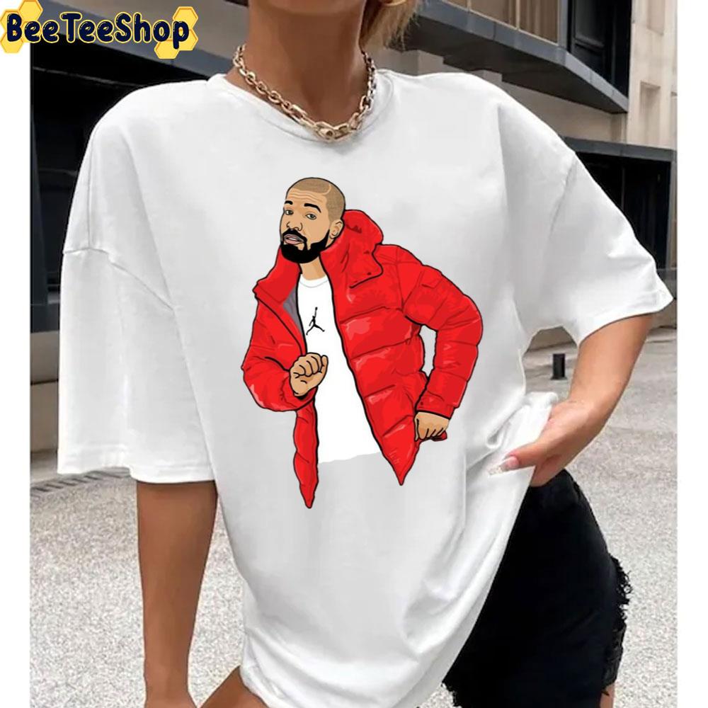 Digital Drake Wearing A Red Coat Rapper Unisex T-Shirt Digital Drake Wearing A Red Coat Rapper Unisex T-Shirt