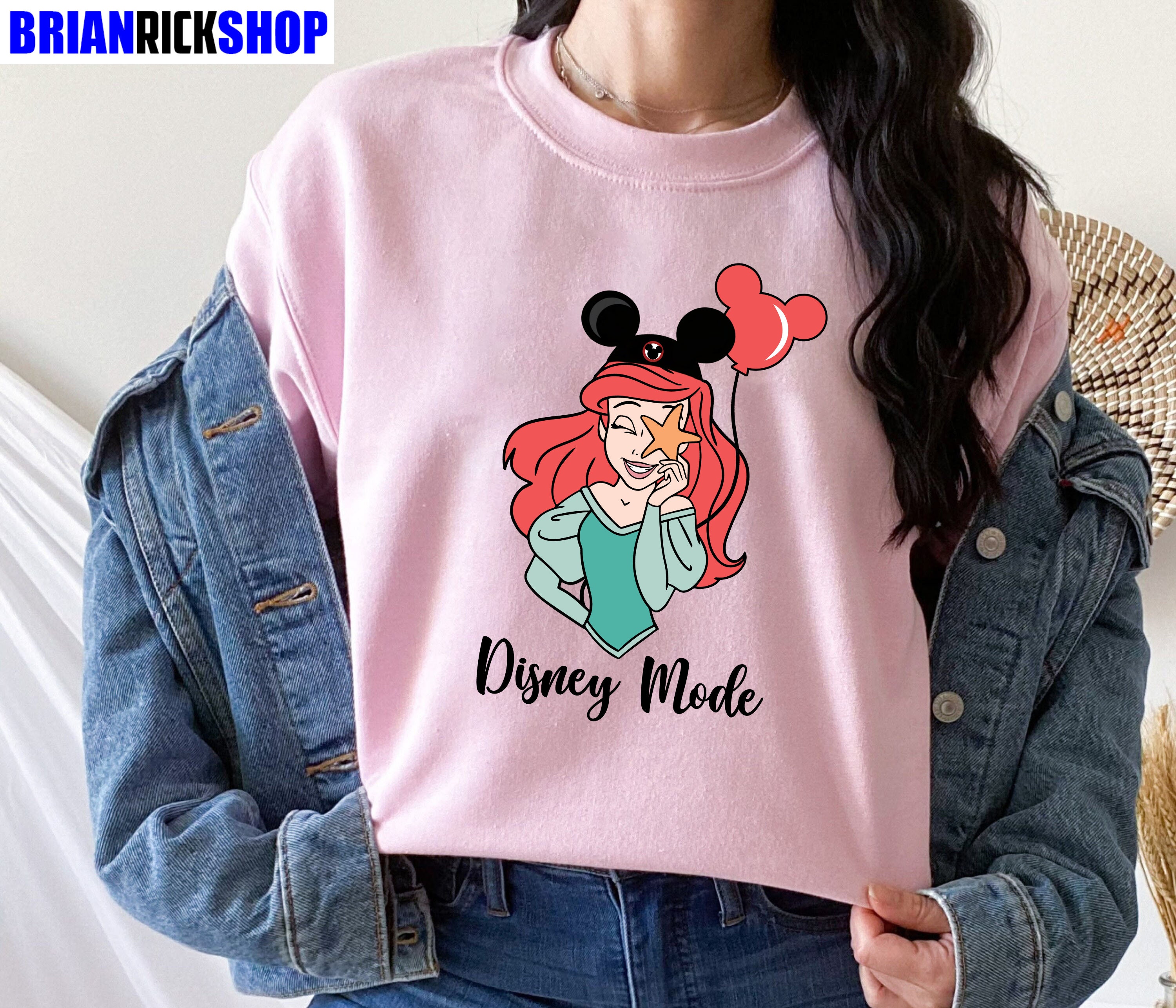 Disney Mode Ariel Mermaid Princess Unisex Sweatshirt