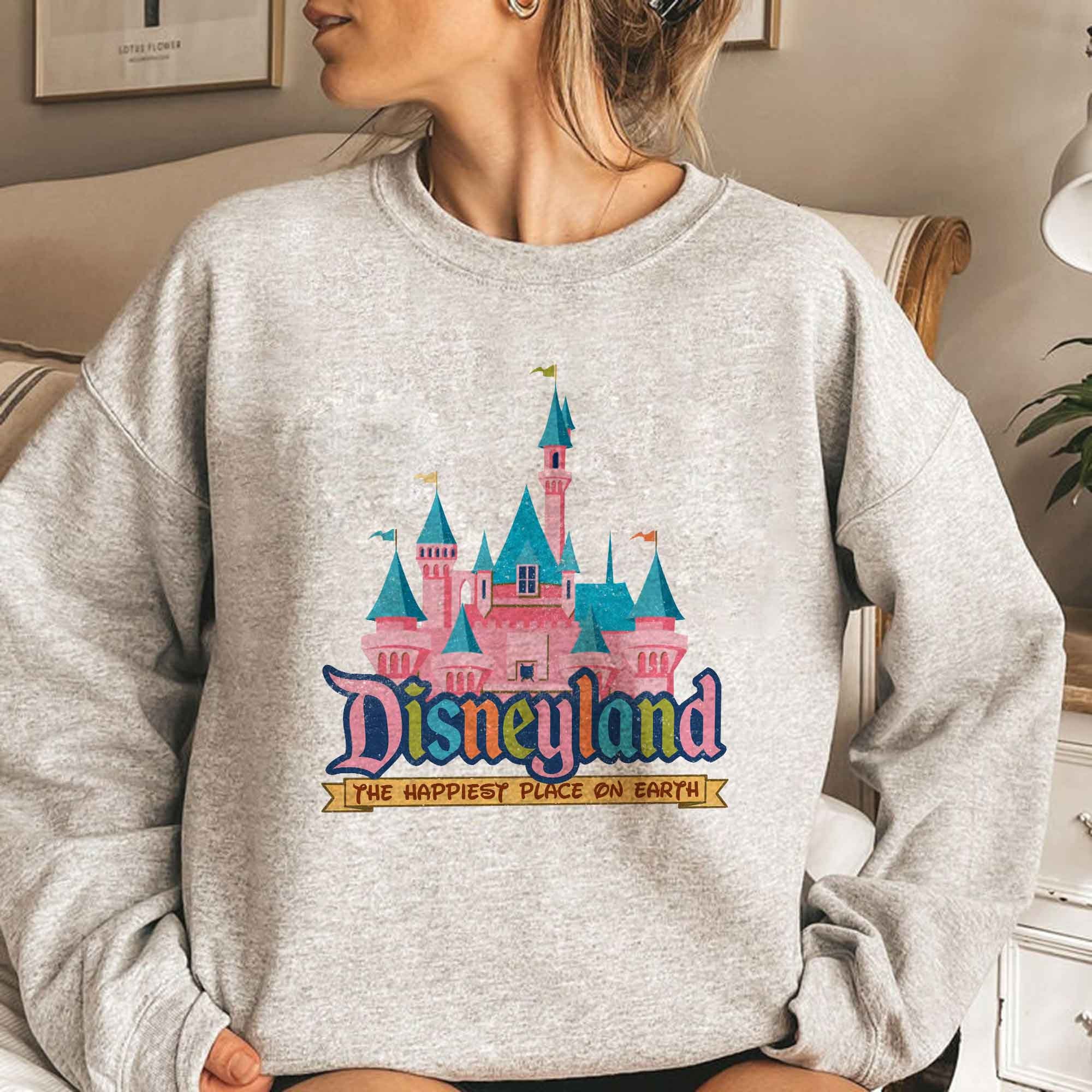 Disneyland The Happiest Place On Earth Unisex Sweatshirt Disneyland The Happiest Place On Earth Unisex Sweatshirt