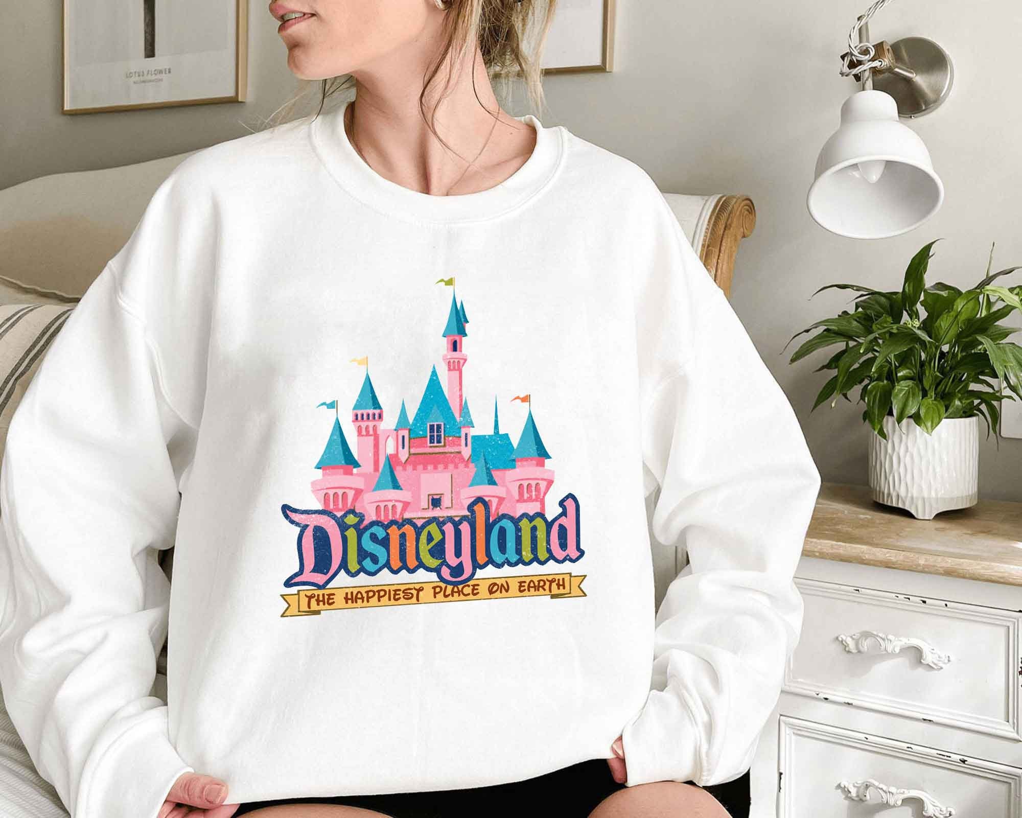 Disneyland The Happiest Place On Earth Unisex Sweatshirt Disneyland The Happiest Place On Earth Unisex Sweatshirt