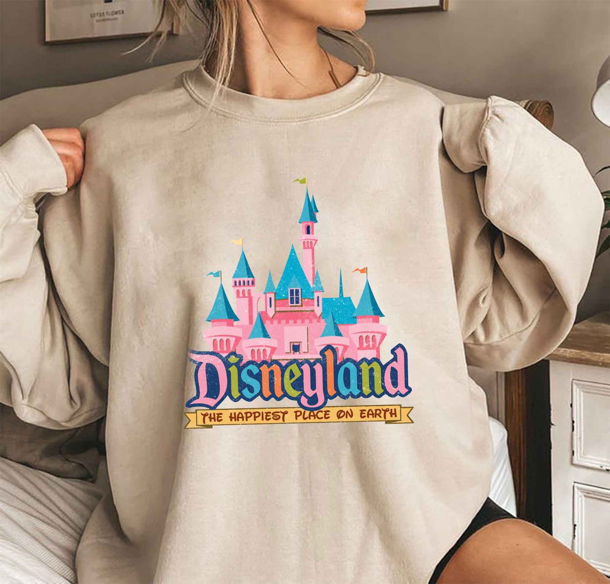 Disneyland The Happiest Place On Earth Unisex Sweatshirt Disneyland The Happiest Place On Earth Unisex Sweatshirt