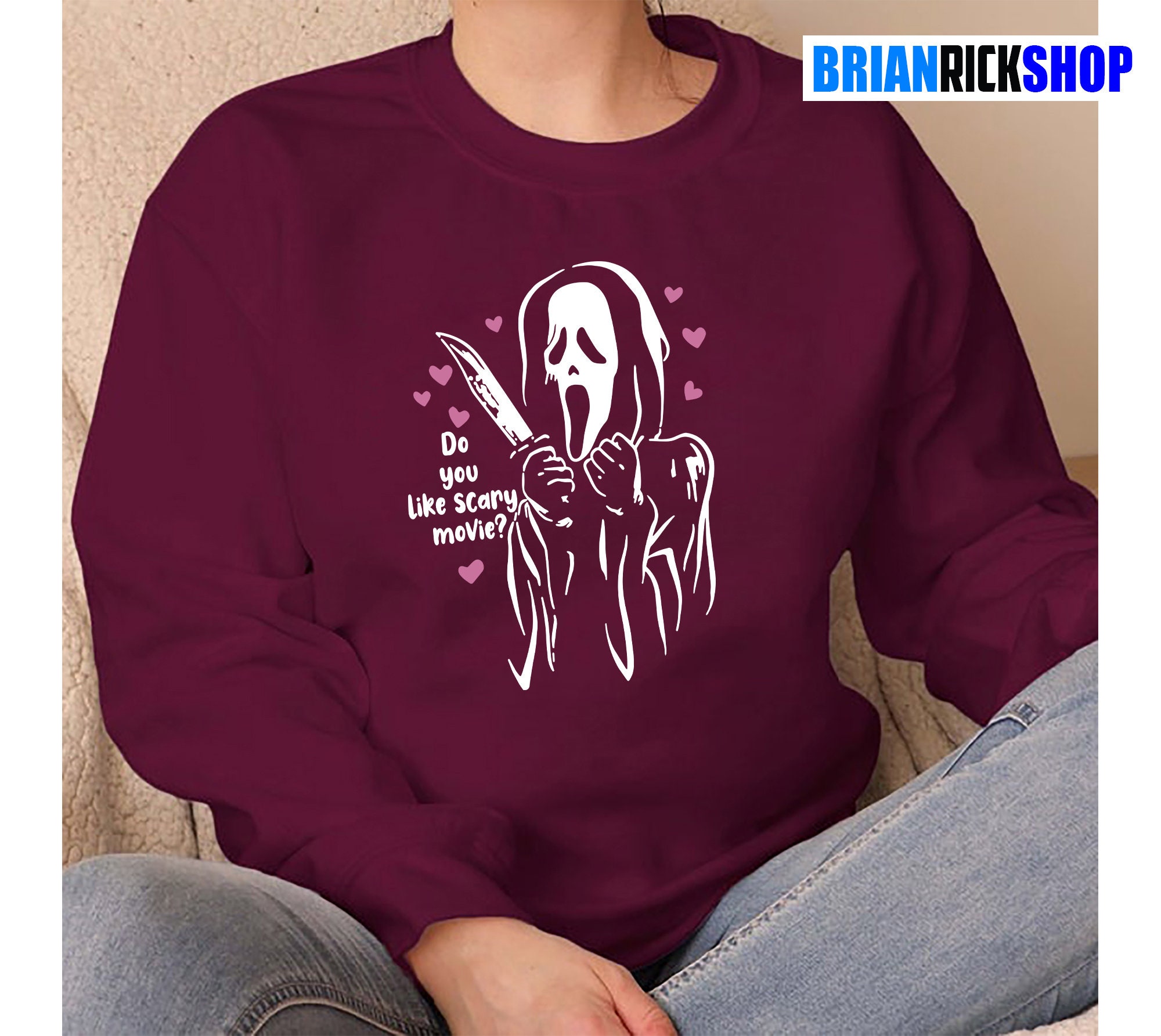 Do You Like Scary Halloween Horror Movie Unisex Sweatshirt Do You Like Scary Halloween Horror Movie Unisex Sweatshirt
