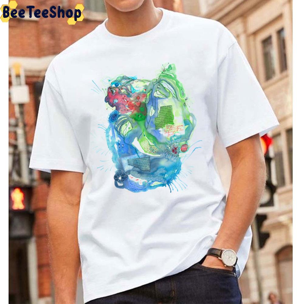 Dreamlike Watercolor The Garden Of Words Unisex T-Shirt Dreamlike Watercolor The Garden Of Words Unisex T-Shirt