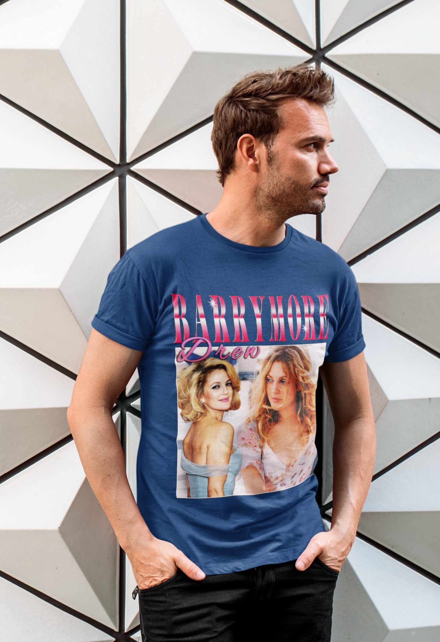 Drew Barrymore Vintage 90s Style Unisex T-Shirt Drew Barrymore Vintage 90s Style Unisex T-Shirt