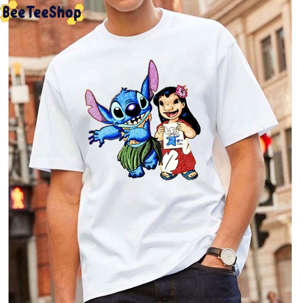 Dunny Lilo And Stitch Hula Unisex T-Shirt Dunny Lilo And Stitch Hula Unisex T-Shirt