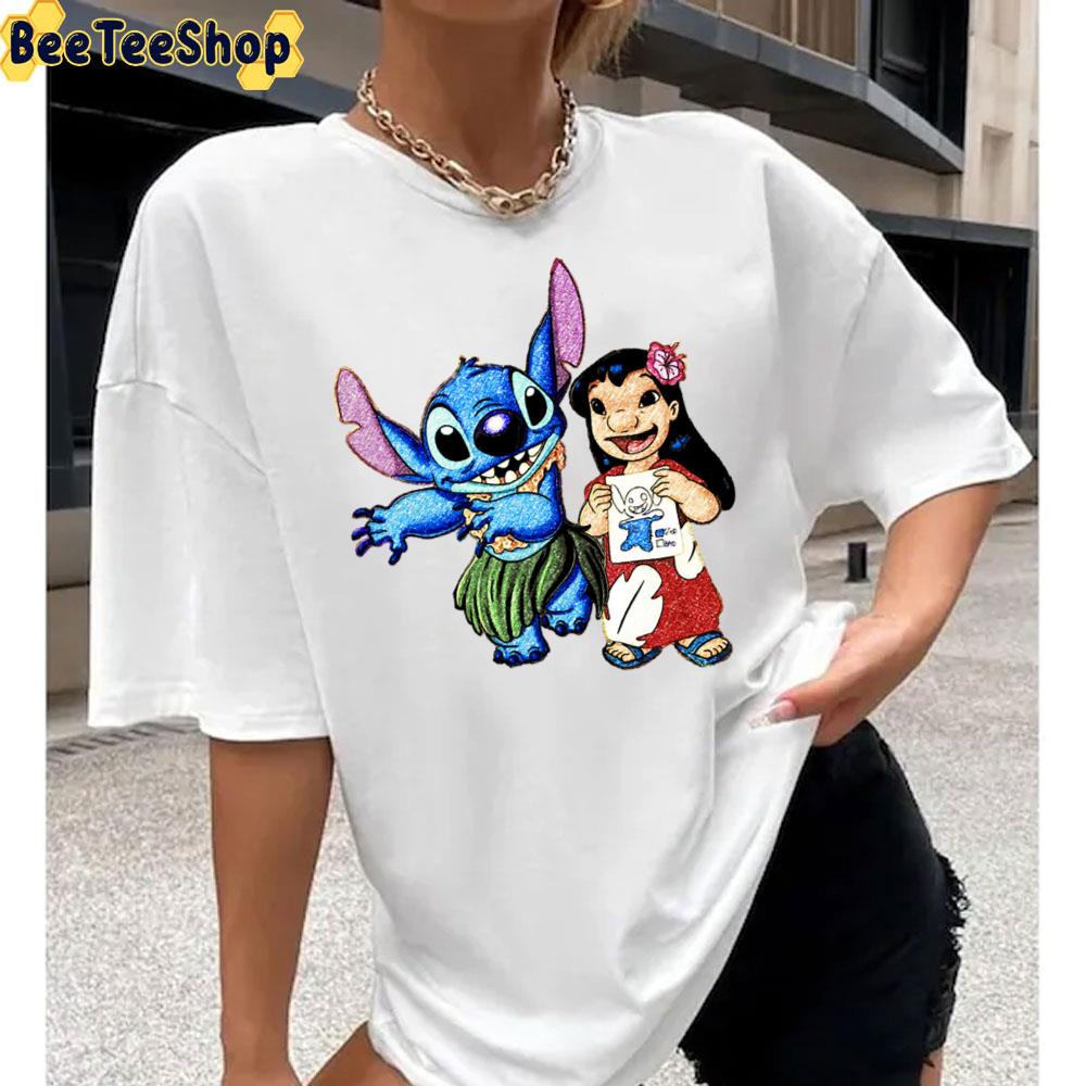 Dunny Lilo And Stitch Hula Unisex T-Shirt Dunny Lilo And Stitch Hula Unisex T-Shirt