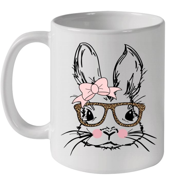 Easter Bunny Face Leopard Glasses Easter Premium Sublime Ceramic Coffee Mug White Easter Bunny Face Leopard Glasses Easter Premium Sublime Ceramic Coffee Mug White
