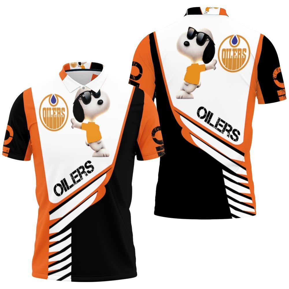 Edmonton Oilers Snoopy For Fans 3d Polo Shirt All Over Print Shirt 3d T-shirt Edmonton Oilers Snoopy For Fans 3d Polo Shirt All Over Print Shirt 3d T-shirt