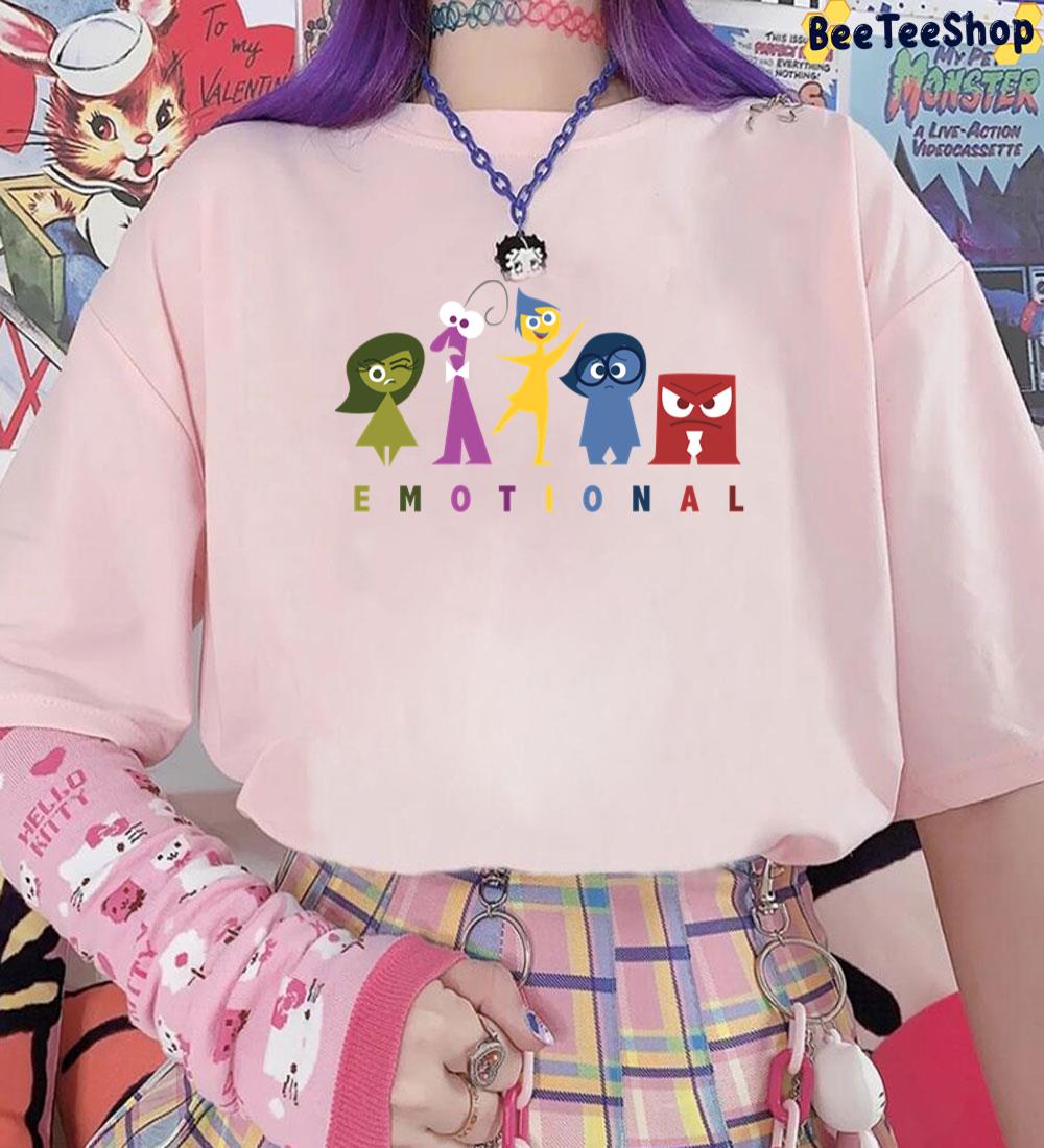 Emotional Inside Out Moive Design Unisex T-Shirt Emotional Inside Out Moive Design Unisex T-Shirt