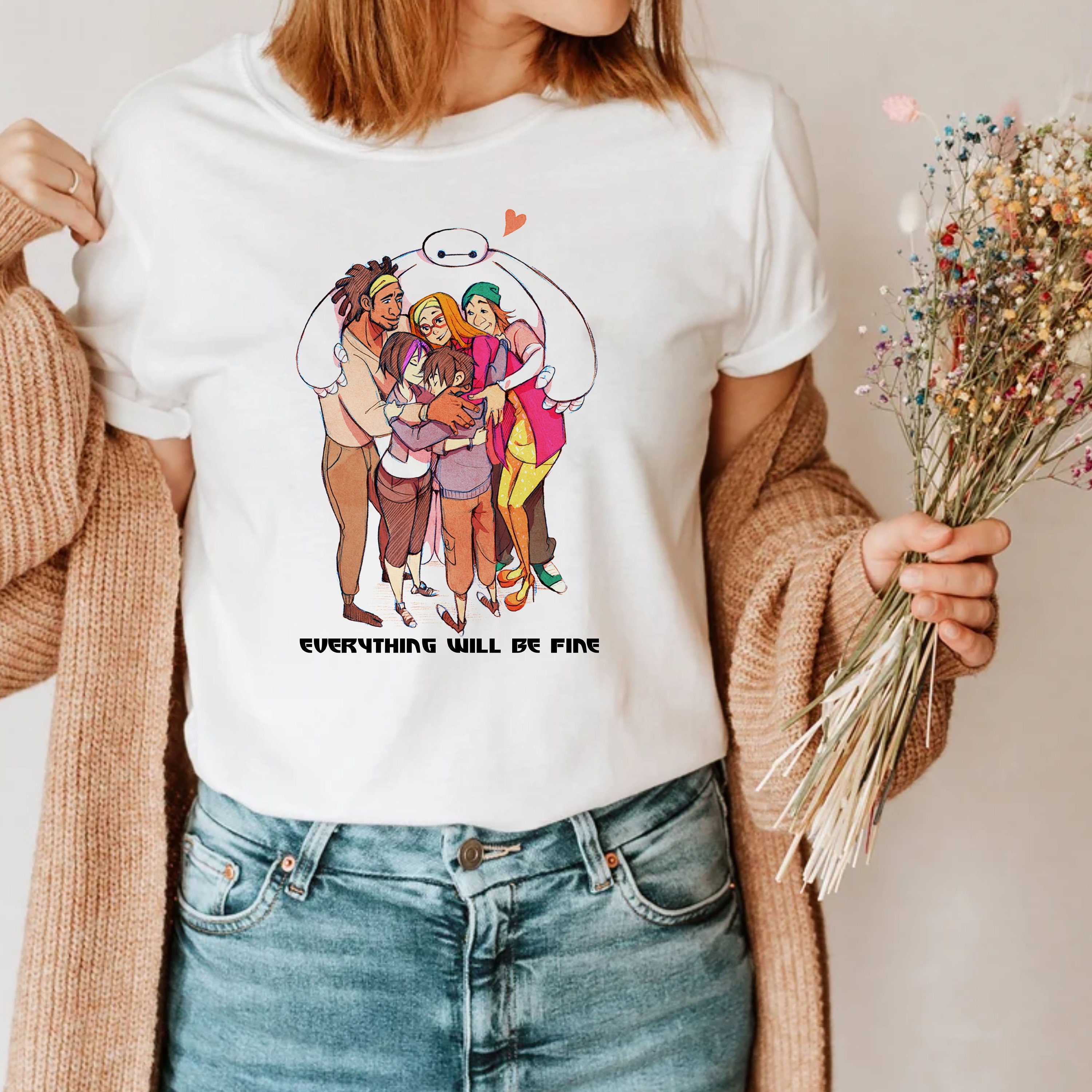Everything Will Be Fine Bay Max Unisex T-Shirt Everything Will Be Fine Bay Max Unisex T-Shirt