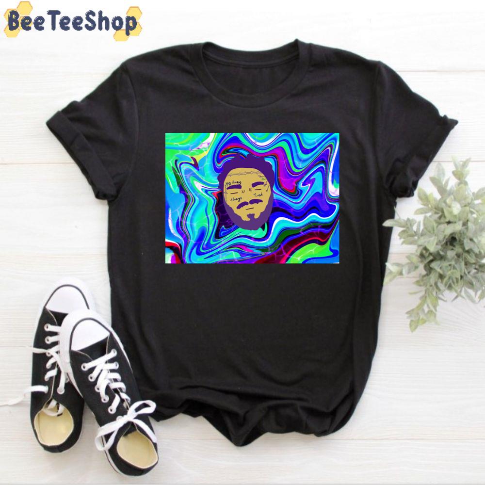 Face Tie Dye Post Malone Unisex T-Shirt Face Tie Dye Post Malone Unisex T-Shirt