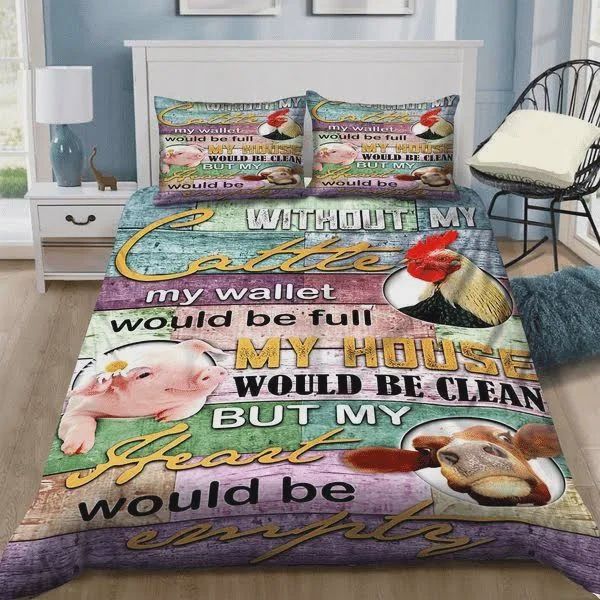 Farming My Heart Would Be Empty Cotton Bedding Sets Farming My Heart Would Be Empty Cotton Bedding Sets