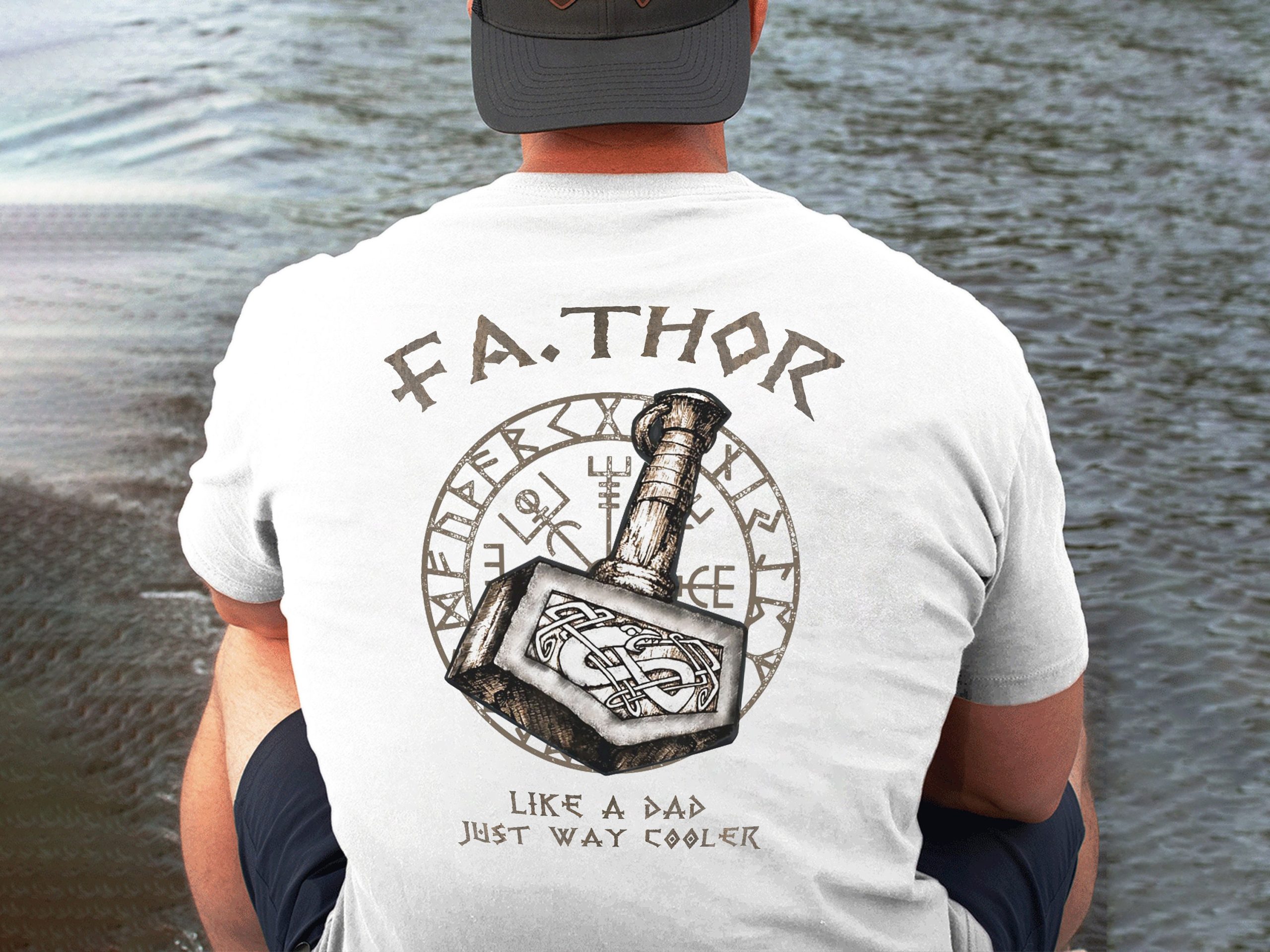 Fathor Dad Like A Dad Just Way Cooler Viking Father's Day Unisex T-Shirt Fathor Dad Like A Dad Just Way Cooler Viking Father's Day Unisex T-Shirt