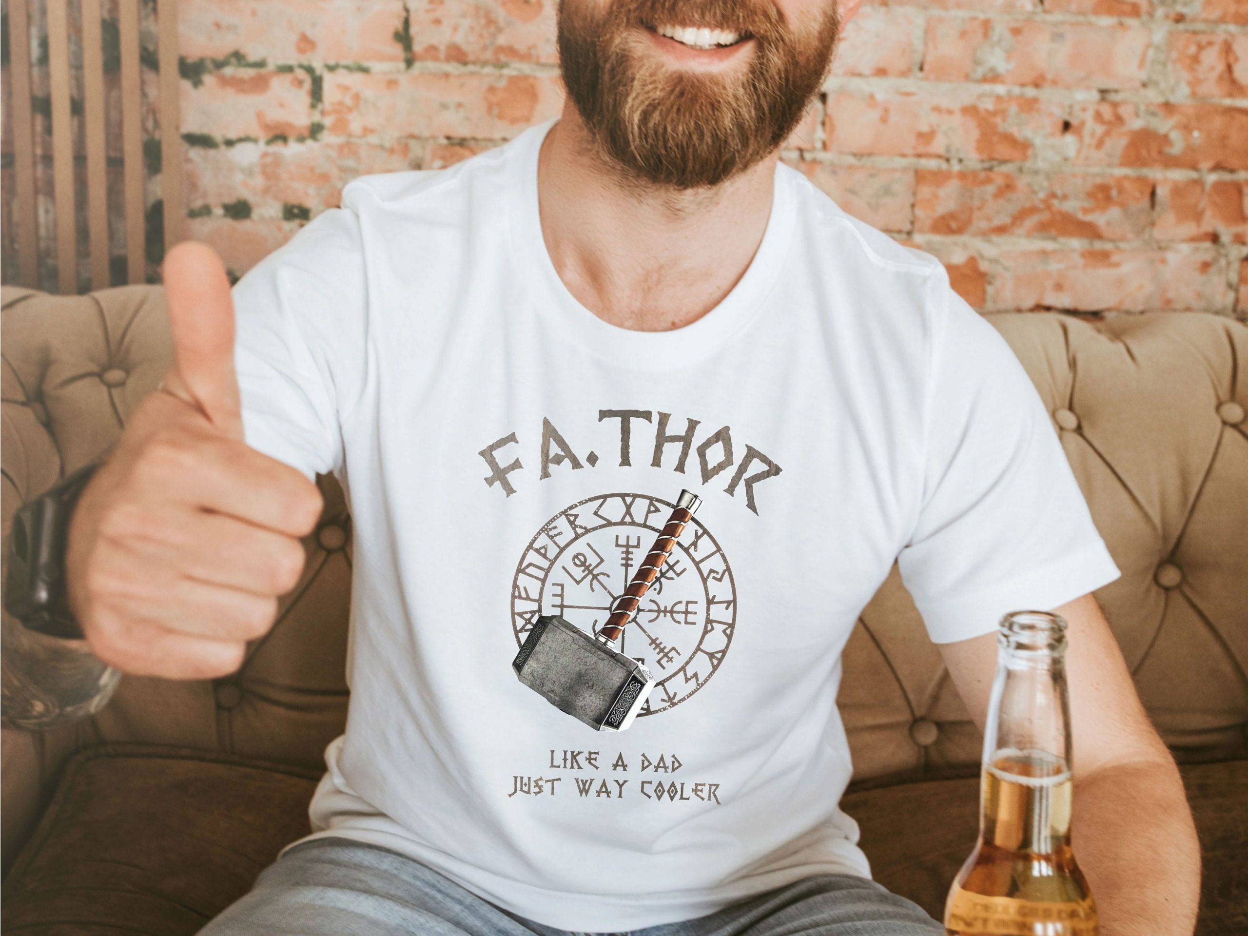 Fathor Definition Viking Superhero Like A Dad Father's Day Unisex T-Shirt Fathor Definition Viking Superhero Like A Dad Father's Day Unisex T-Shirt