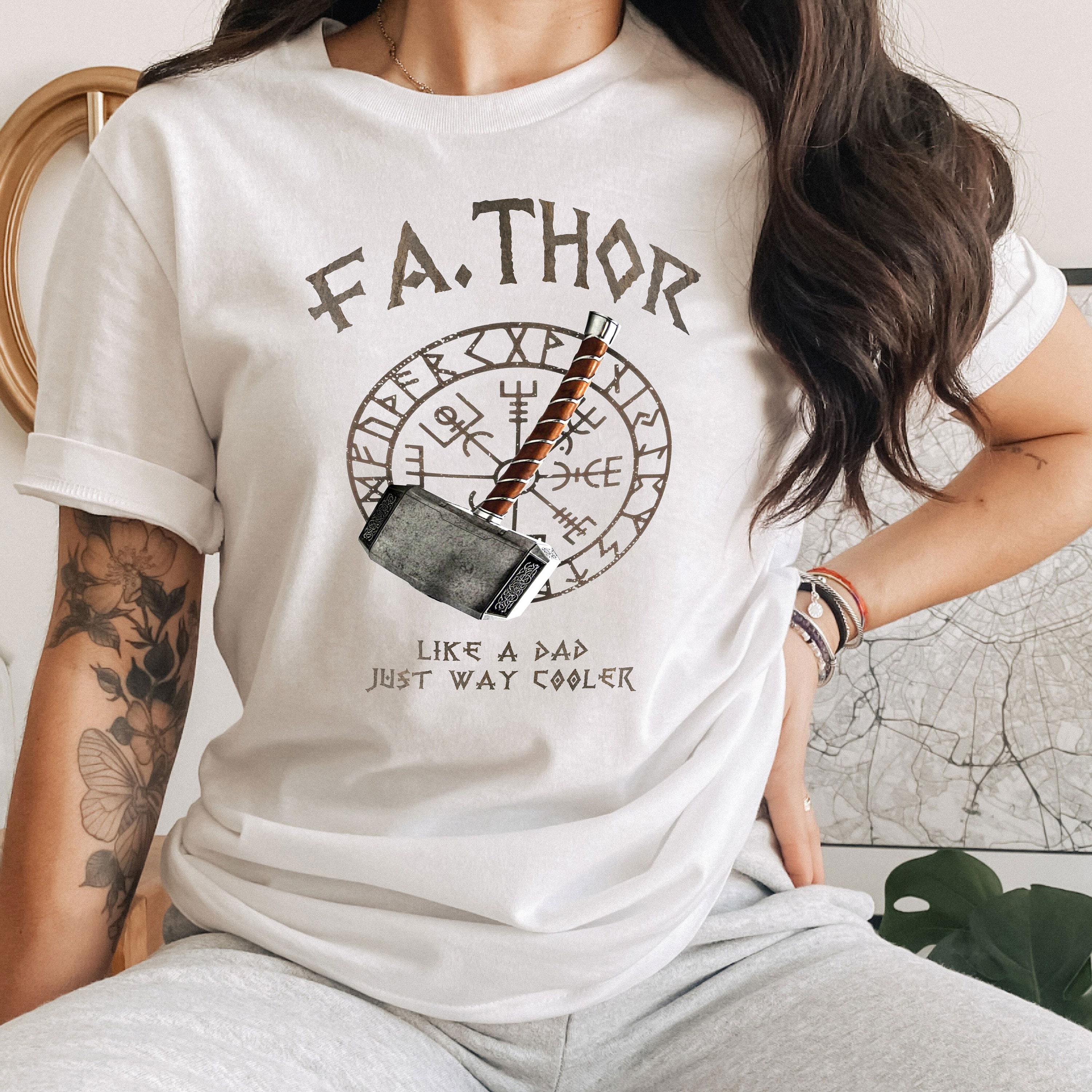 Fathor Definition Viking Superhero Like A Dad Father's Day Unisex T-Shirt Fathor Definition Viking Superhero Like A Dad Father's Day Unisex T-Shirt