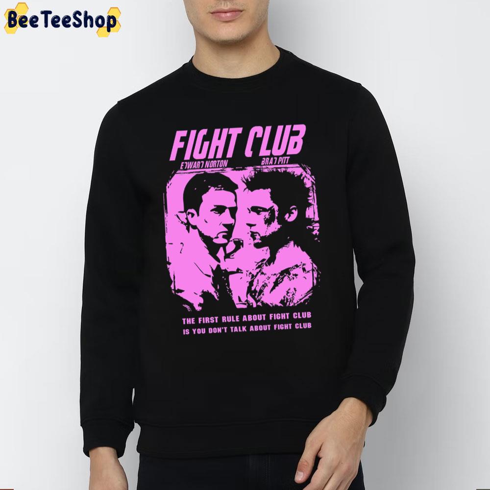 Fight Club Pink Style Brad Pitt Unisex T-Shirt Fight Club Pink Style Brad Pitt Unisex T-Shirt