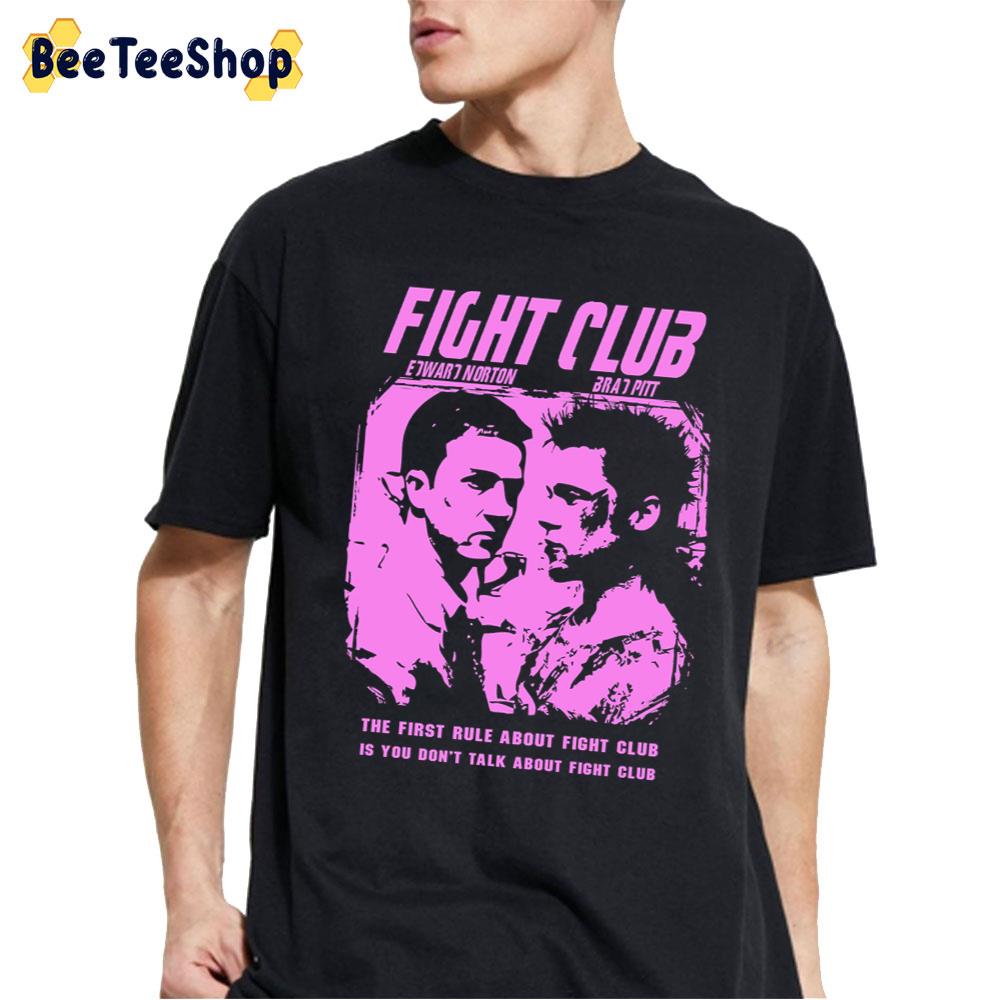Fight Club Pink Style Brad Pitt Unisex T-Shirt Fight Club Pink Style Brad Pitt Unisex T-Shirt