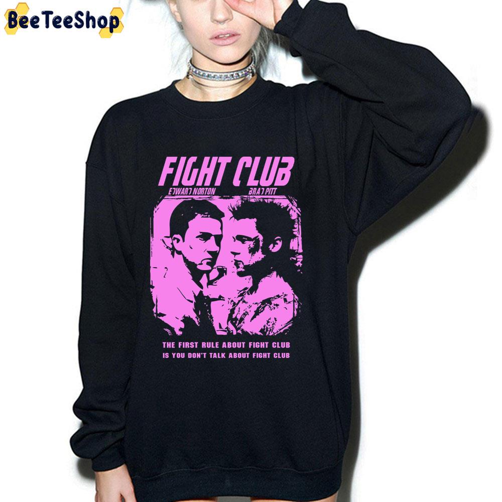 Fight Club Pink Style Brad Pitt Unisex T-Shirt Fight Club Pink Style Brad Pitt Unisex T-Shirt