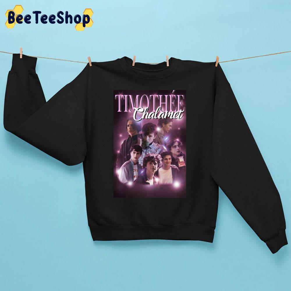 Film Character Collage Timothée Chalamet Unisex Sweatshirt Film Character Collage Timothée Chalamet Unisex Sweatshirt