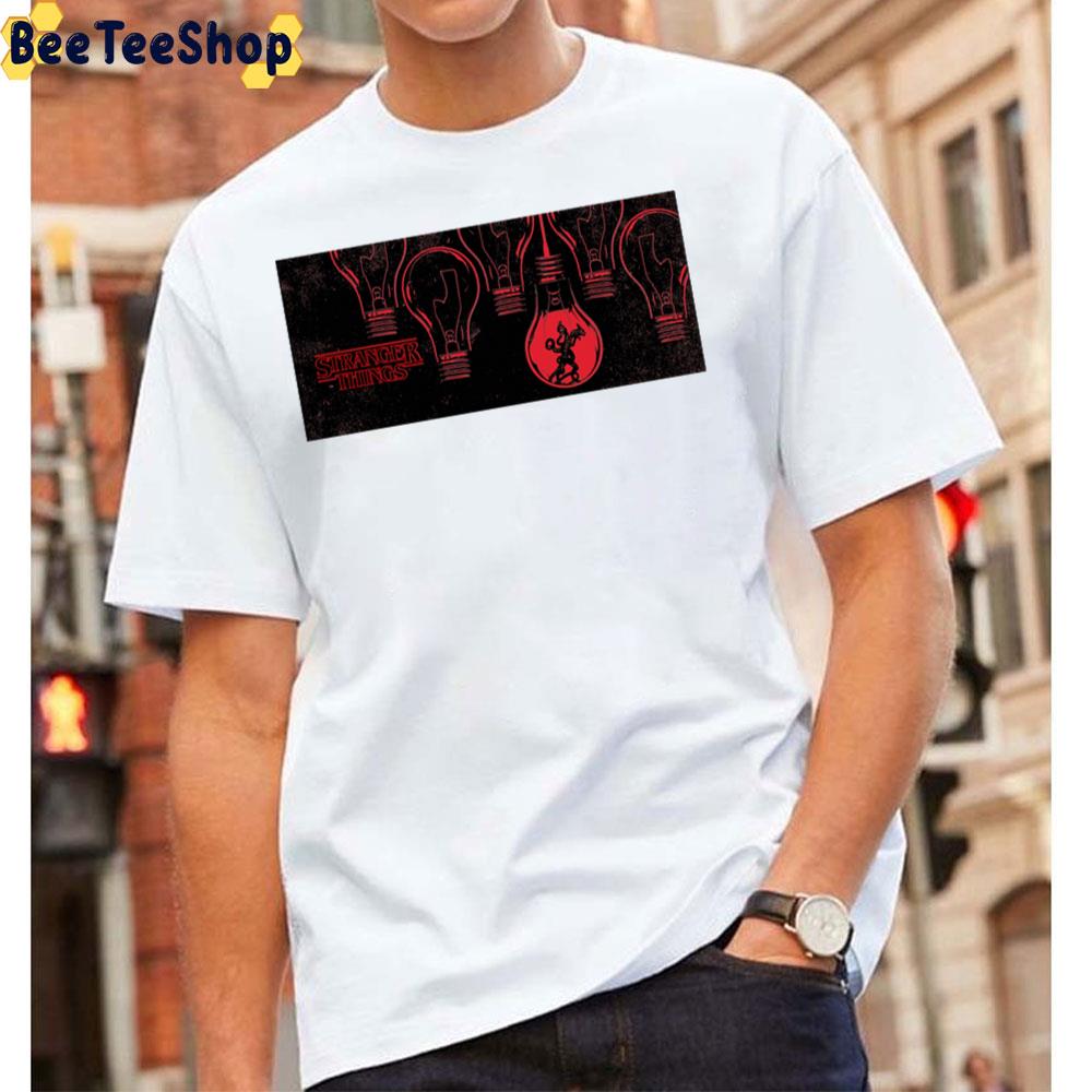 Font Scary Stranger Things 4 2022 Unisex T-Shirt Font Scary Stranger Things 4 2022 Unisex T-Shirt