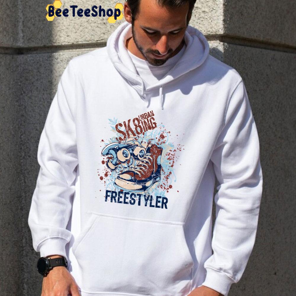 Freestyler Skateboard Design Converse Unisex T-Shirt Freestyler Skateboard Design Converse Unisex T-Shirt
