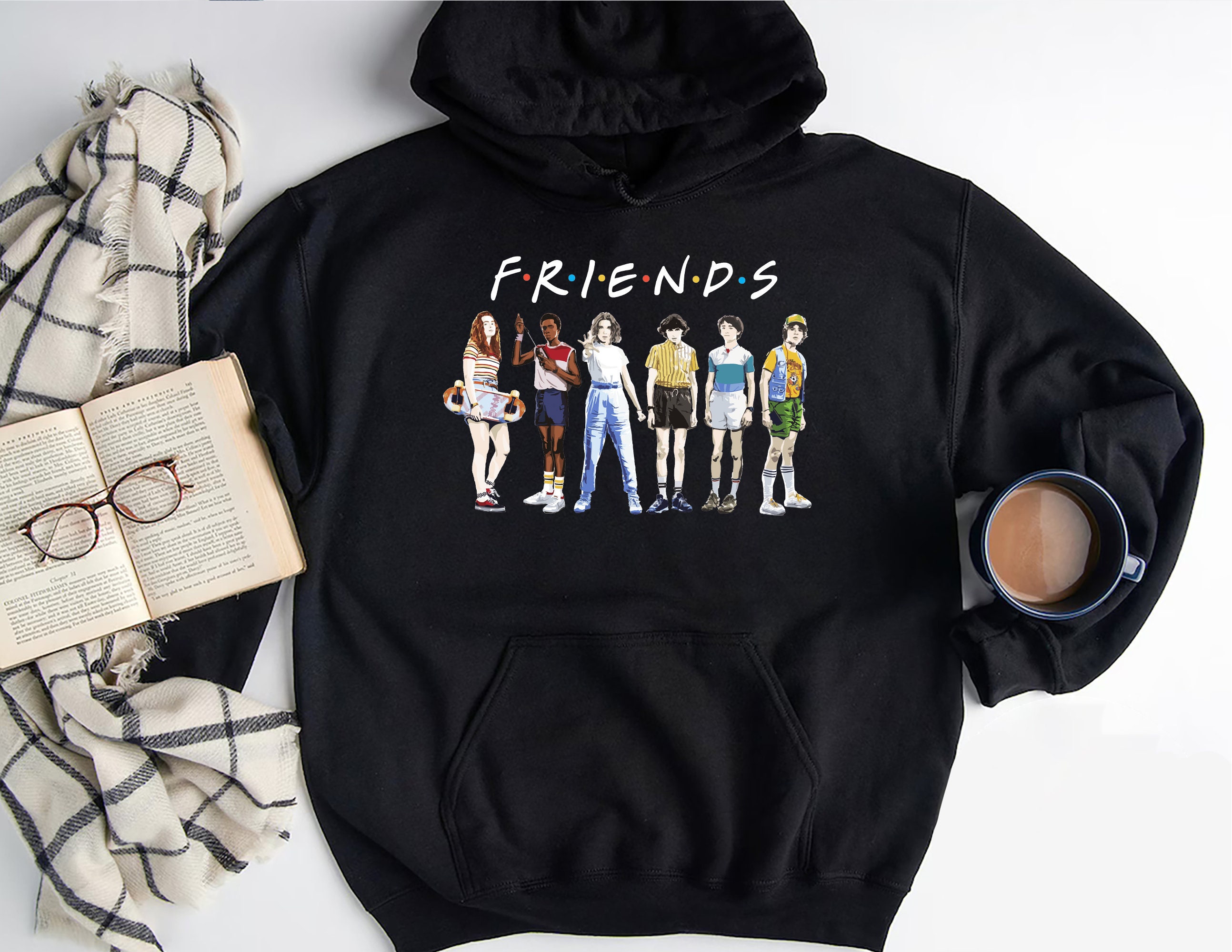 Friends Stranger Things Hawkins Unisex T-Shirt