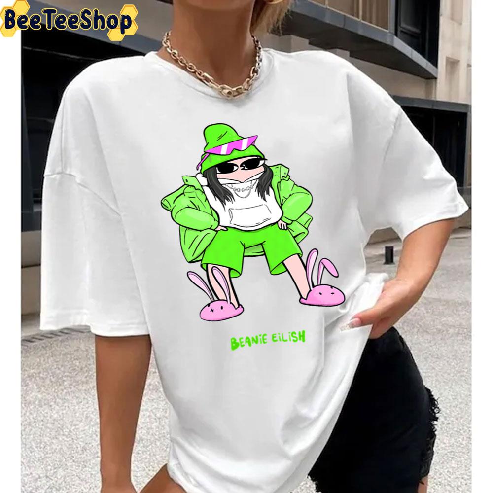 Funny Art Beanie Eilish Unisex T-Shirt Funny Art Beanie Eilish Unisex T-Shirt