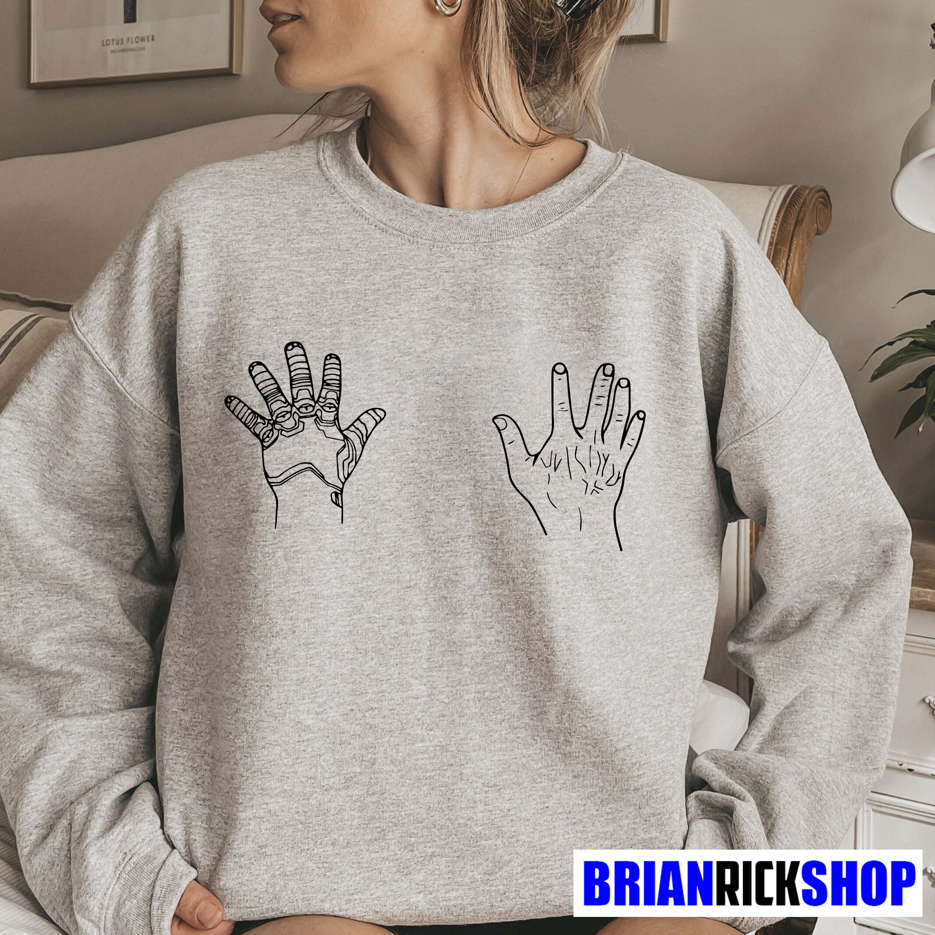 Funny Hand Bucky Barnes Unisex Sweatshirt Funny Hand Bucky Barnes Unisex Sweatshirt