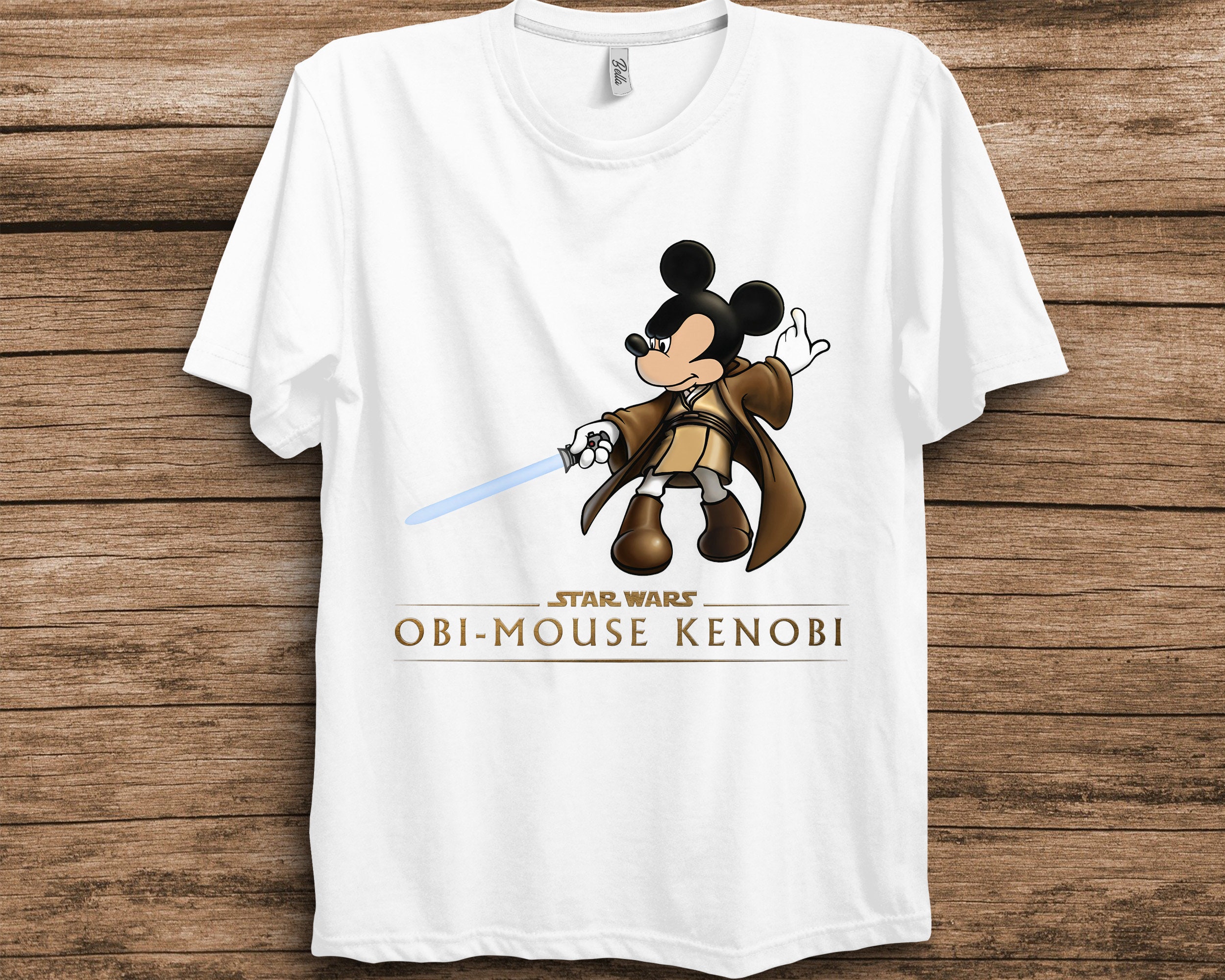 Funny Mickey Mouse Obi-Wan Kenobi Star Wars Unisex T-Shirt Funny Mickey Mouse Obi-Wan Kenobi Star Wars Unisex T-Shirt